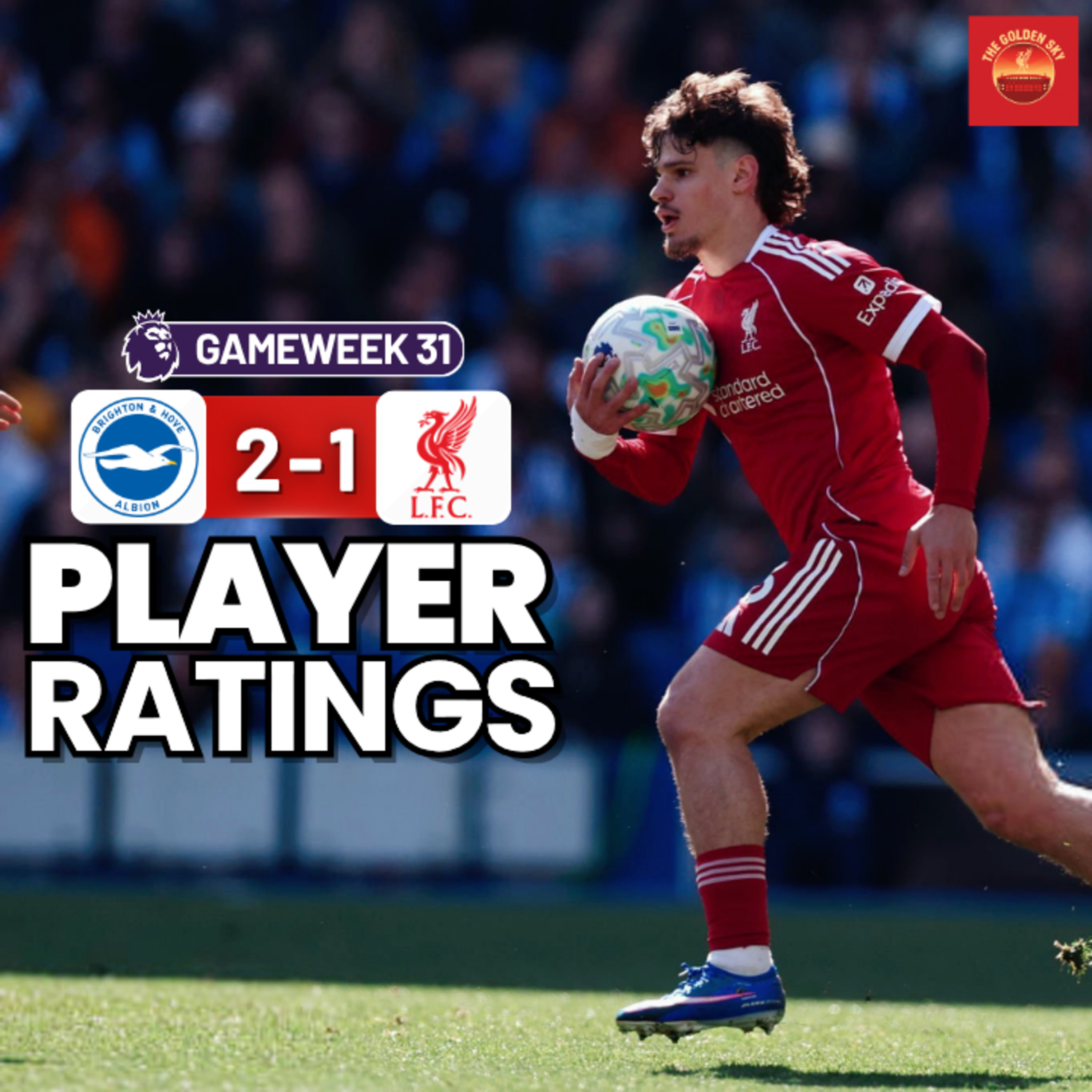 Brighton 2-1 Liverpool Player Ratings | The Golden Sky episode artwork
