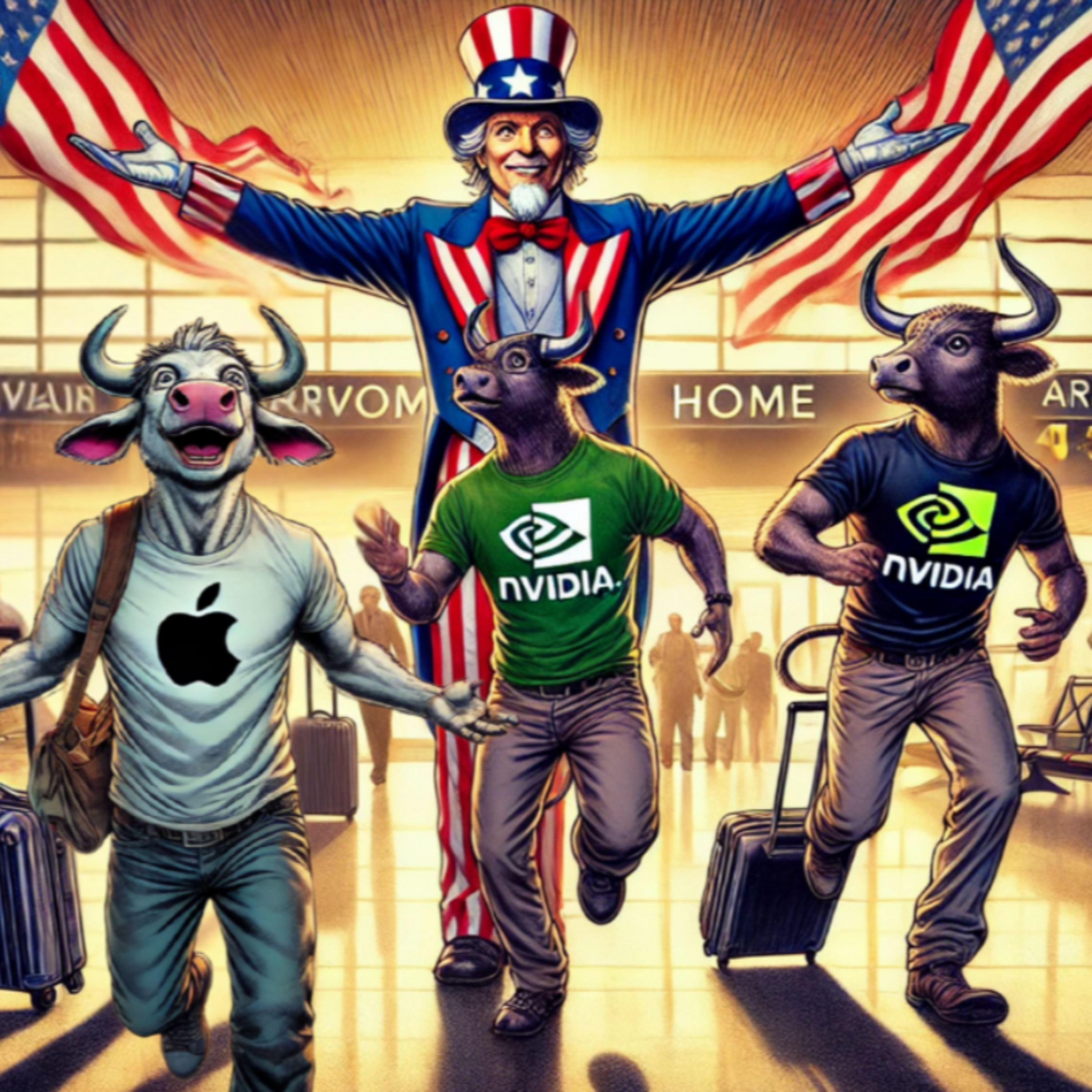 7th August – Stocks higher as Trump convinces Apple to make parts locally  episode artwork