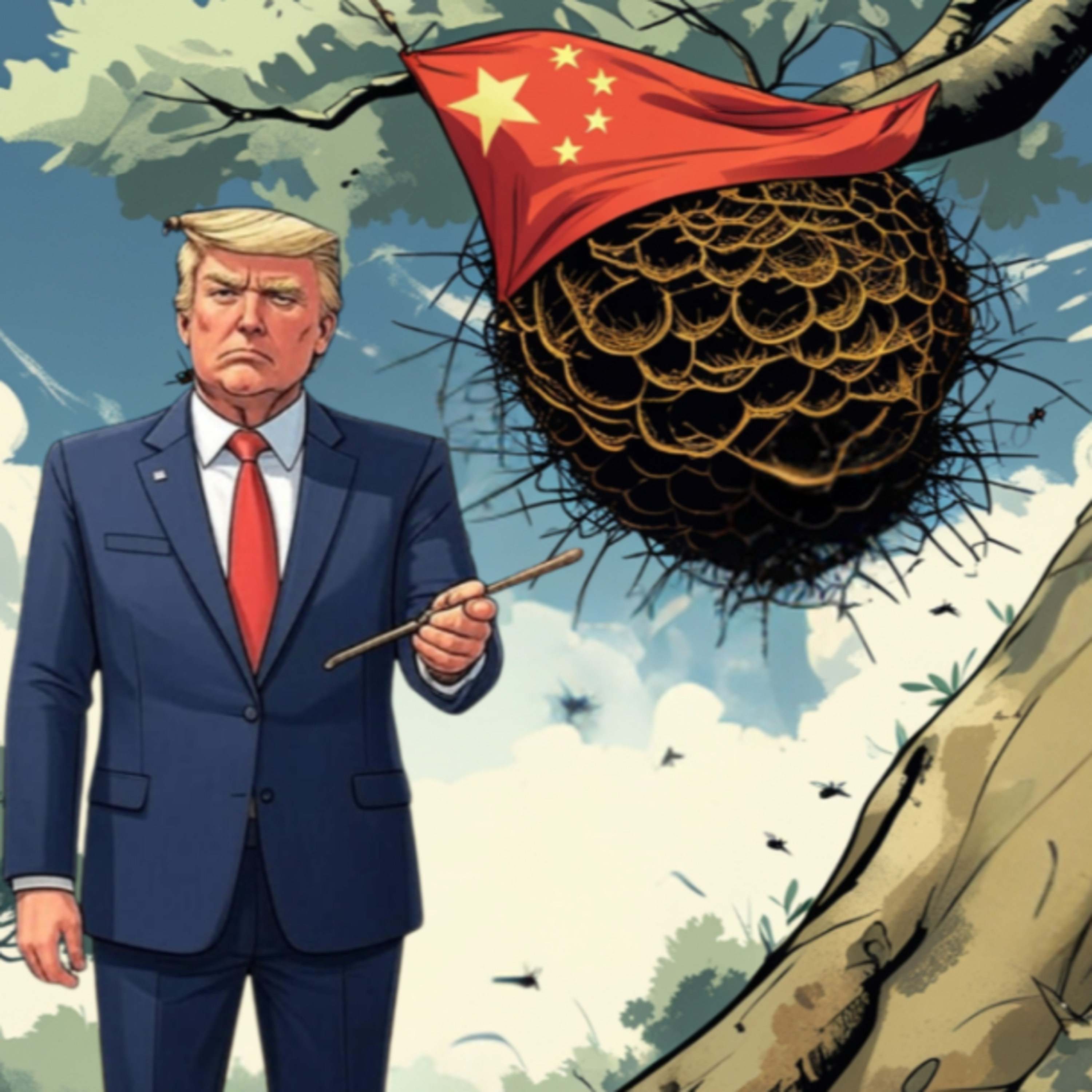 13th October 2025 – Stocks have worst day in 6-months as Trump pokes the Tariff war hornets’ nest  episode artwork
