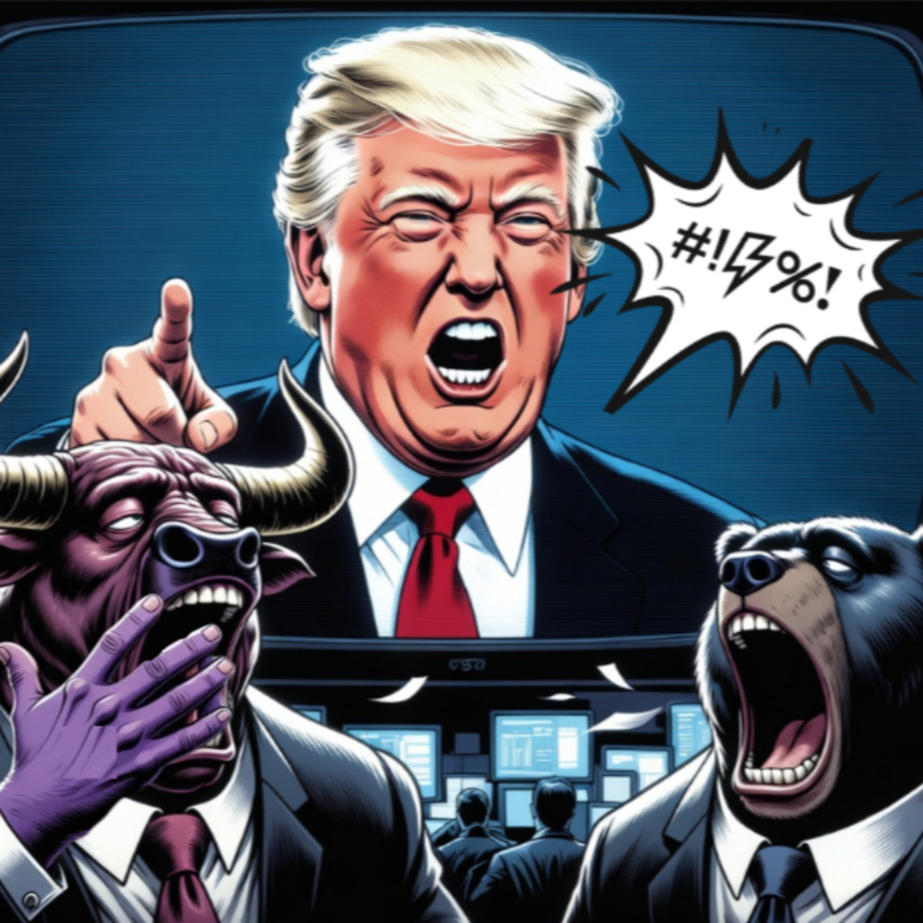 Trump Tells Iran “F*ckin’ Strait or Hell” as Markets Tire of Deadline Déjà Vu episode artwork