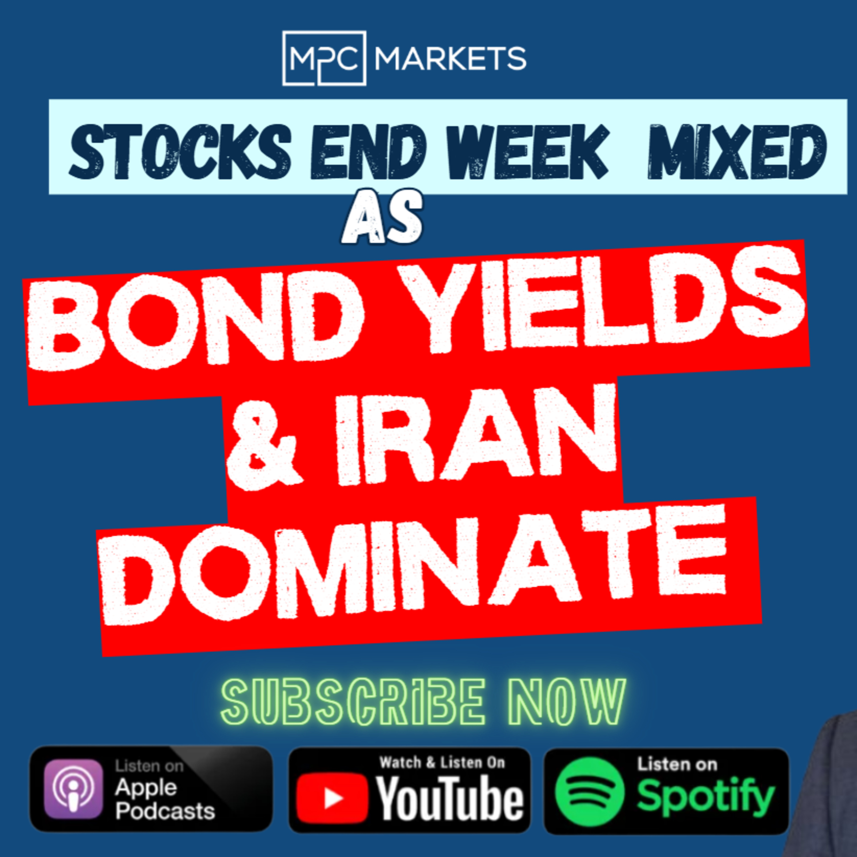 Stocks end up on day, Down for Week on Iran and Bonds in Focus episode artwork