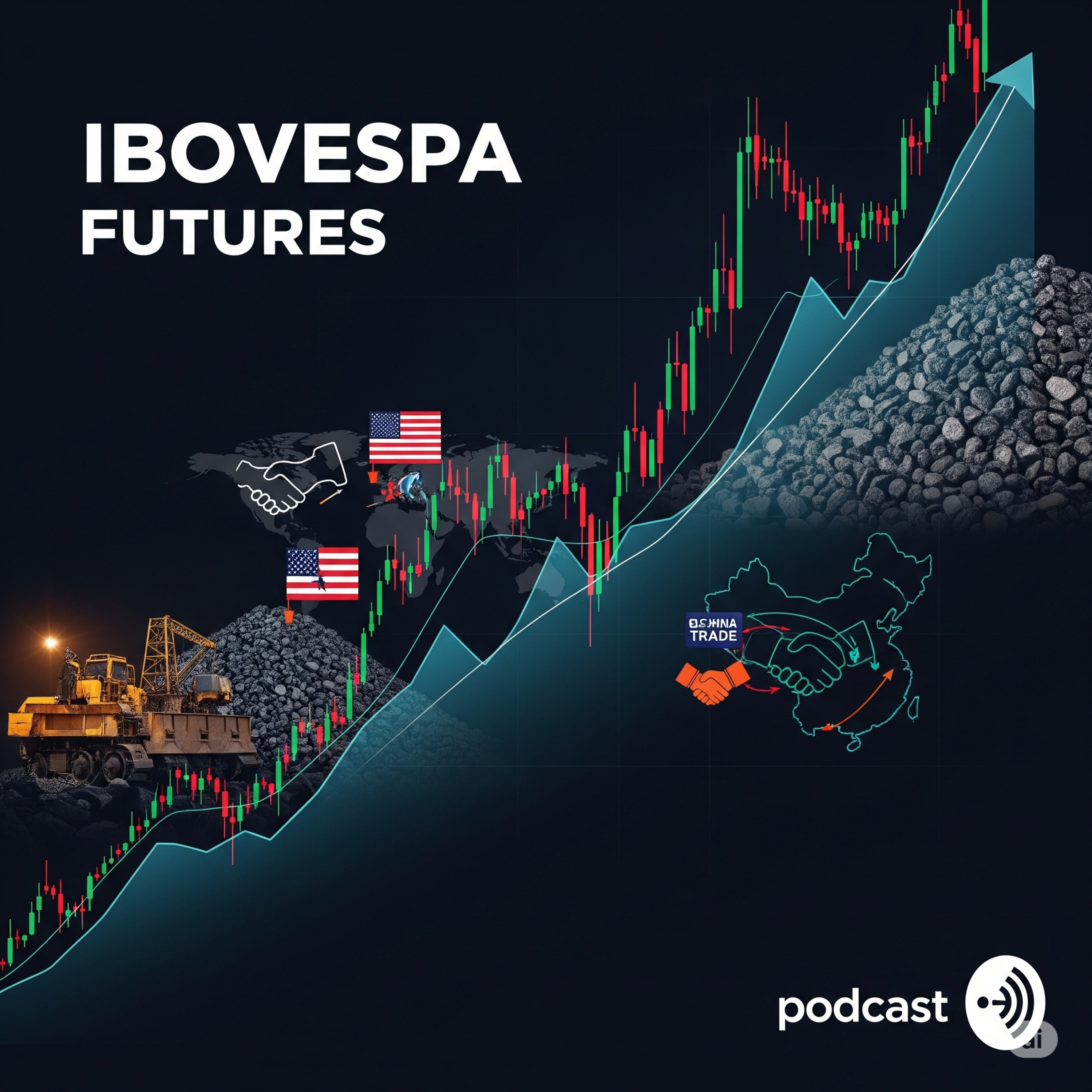  Ibovespa Futuro sobe à espera de falas de Haddad e Minério de ferro fica acima de US$ 100 em meio às negociações comerciais EUA-China episode artwork