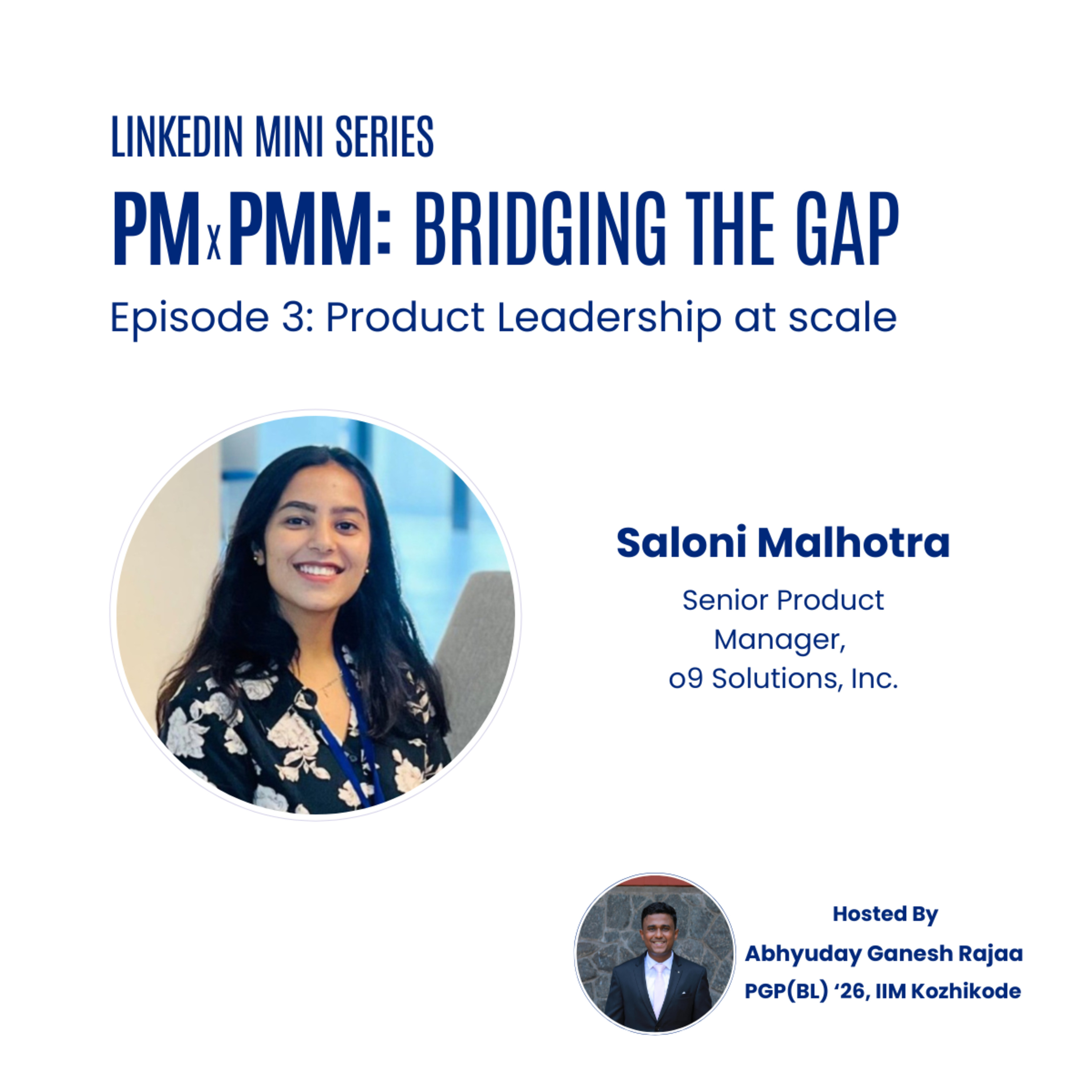 Ep 3: Saloni Malhotra on Enterprise PM, Gen AI and Product Clarity