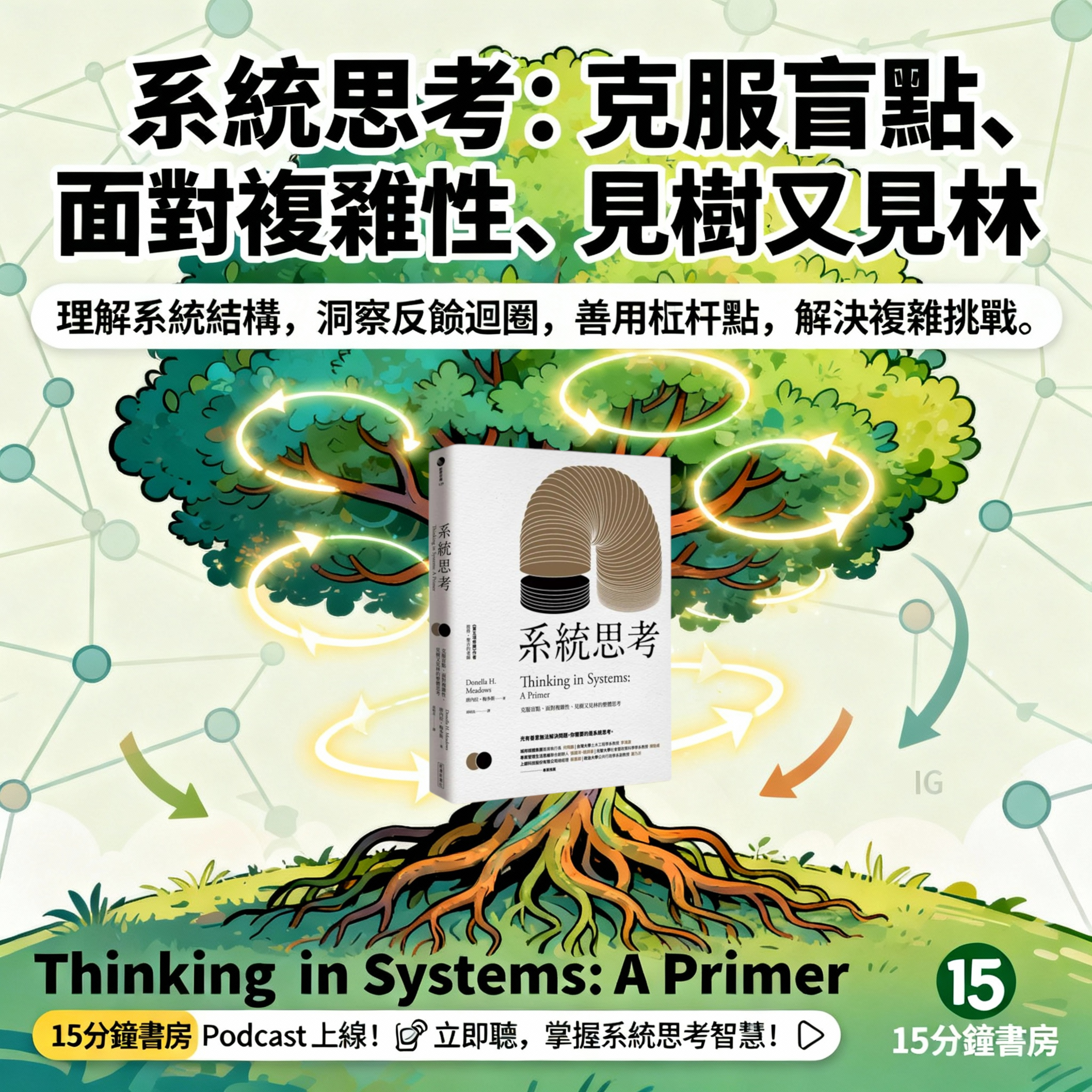 EP#104 : 系統思考: 克服盲點、面對複雜性、見樹又見林的整體思考 : Thinking in Systems: A Primer by Donella H. Meadows