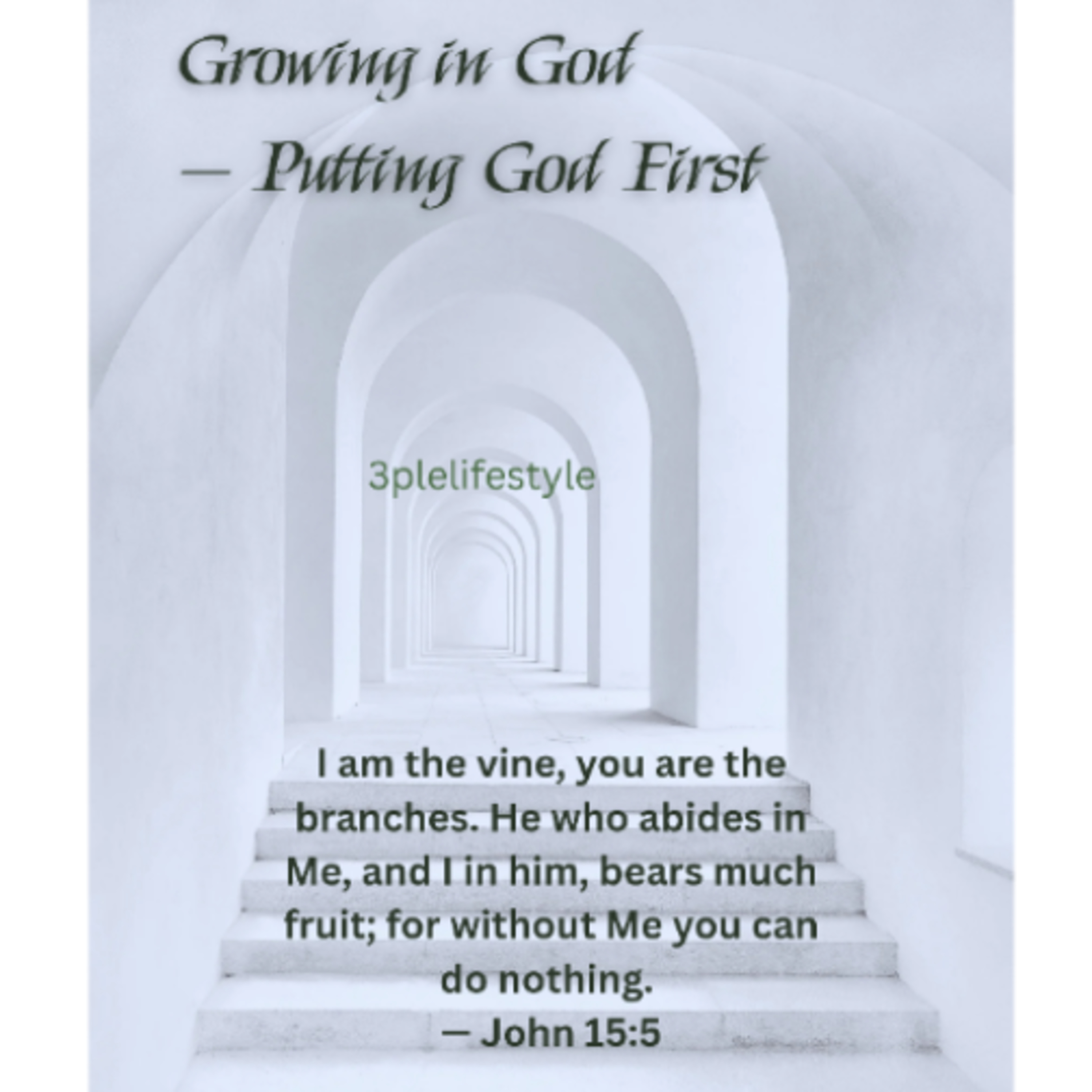 Growing in God — Putting God First