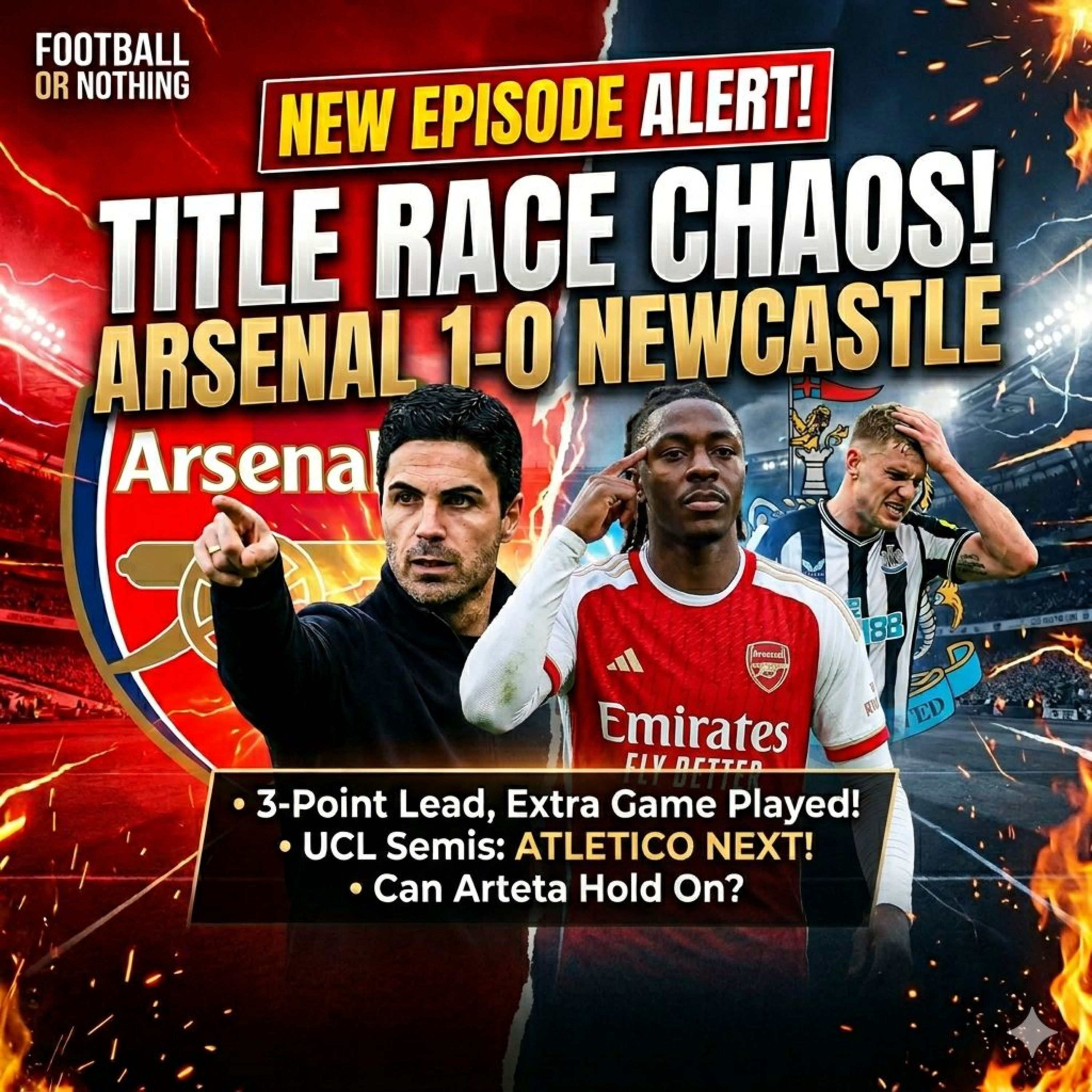 3 Points Clear! 🔴 | Grit Over Beauty vs Newcastle | UCL Semi-Final Fever! 🏆 episode artwork