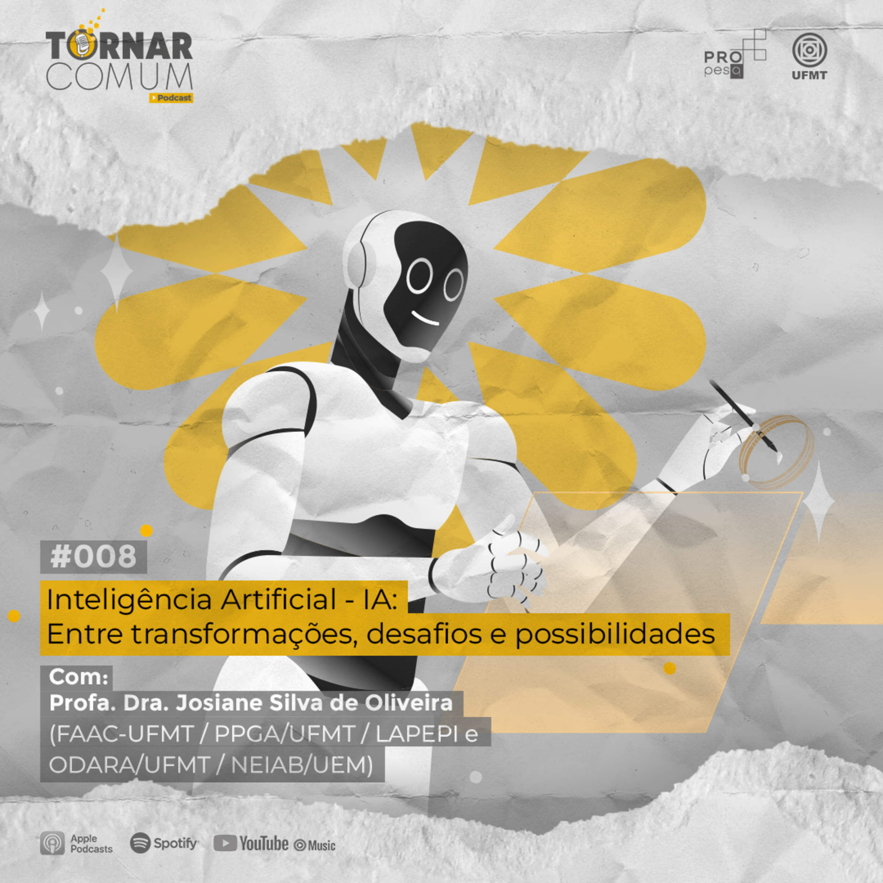 #08 - Inteligência Artificial: Entre transformações, desafios e possibilidades episode artwork