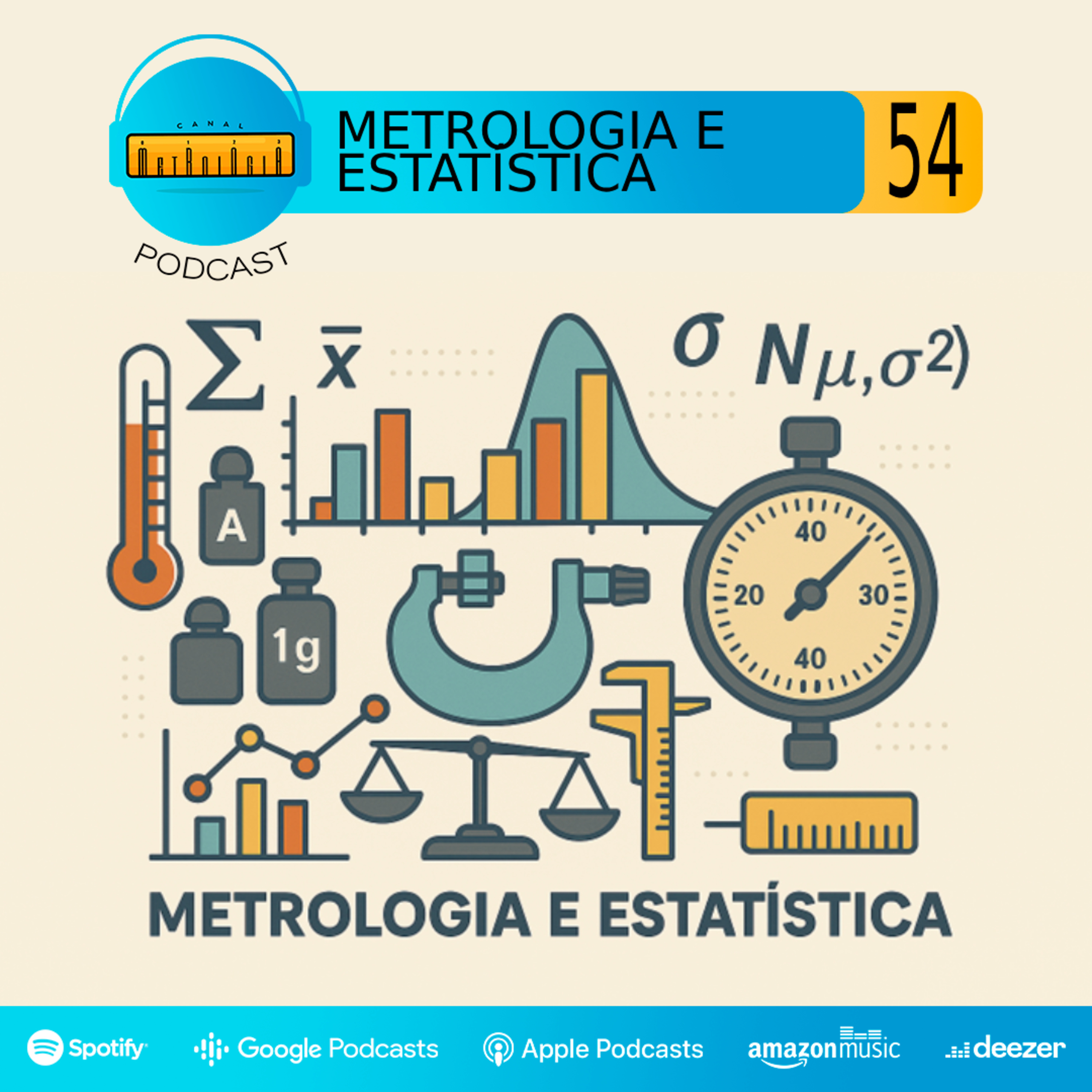 Podcast #54 | Metrologia e Estatística