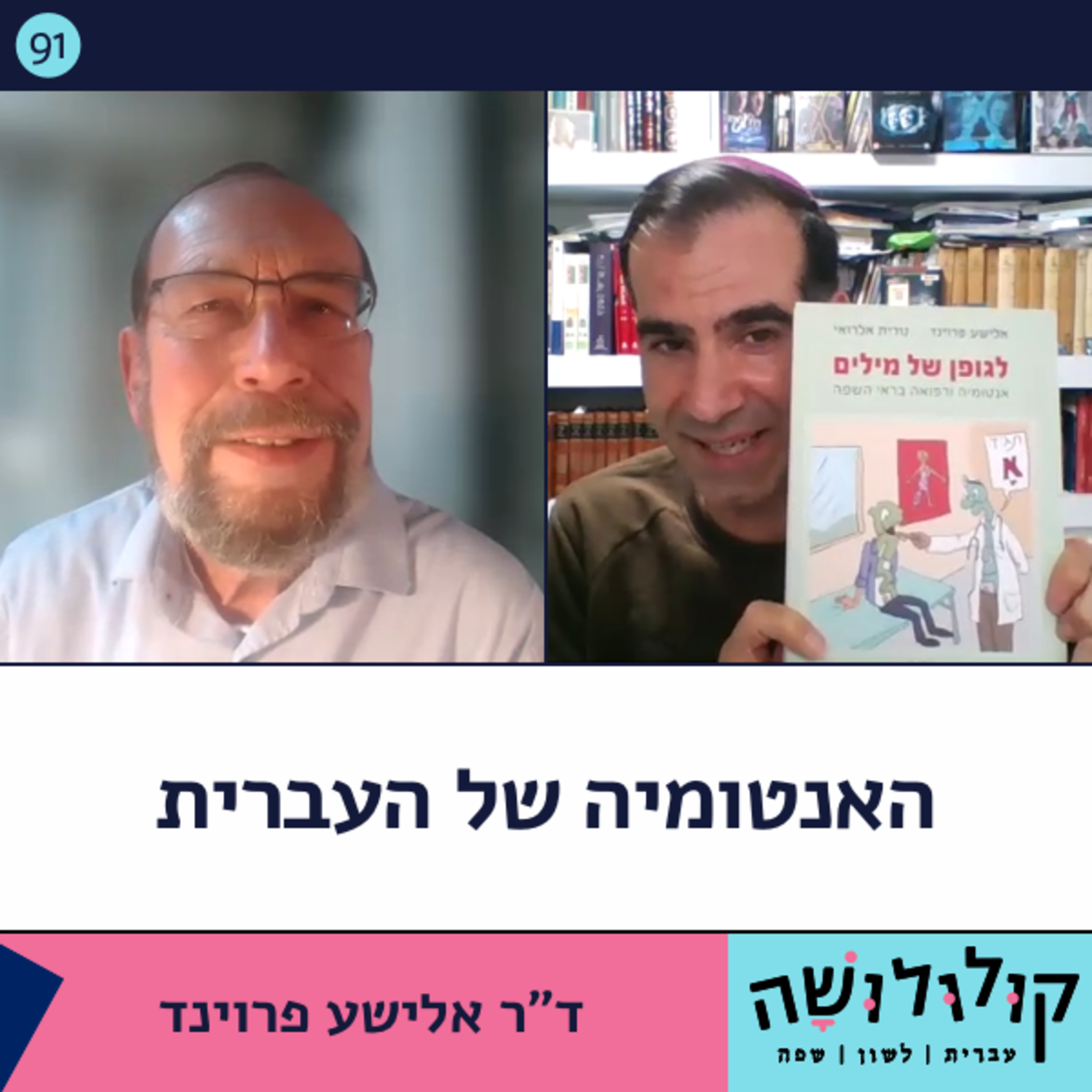 פרק 91: האנטומיה של העברית / ד