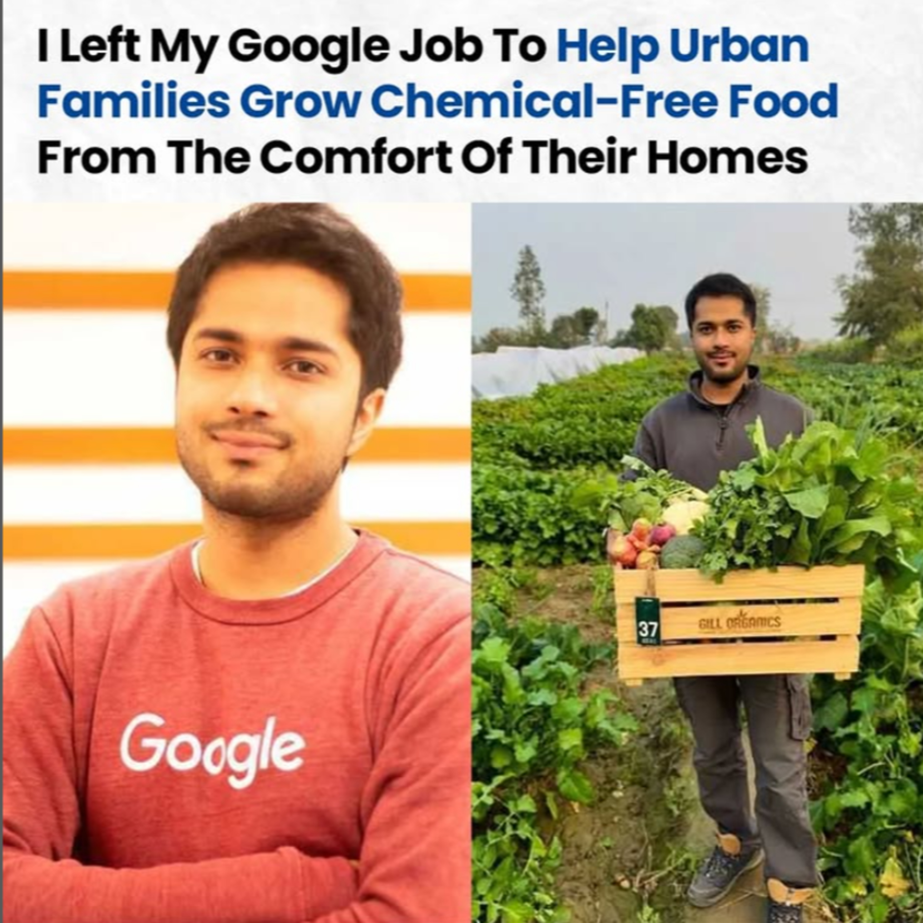 Mantaj’s move from being a digital marketer at Google to an organic farmer & entrepreneur