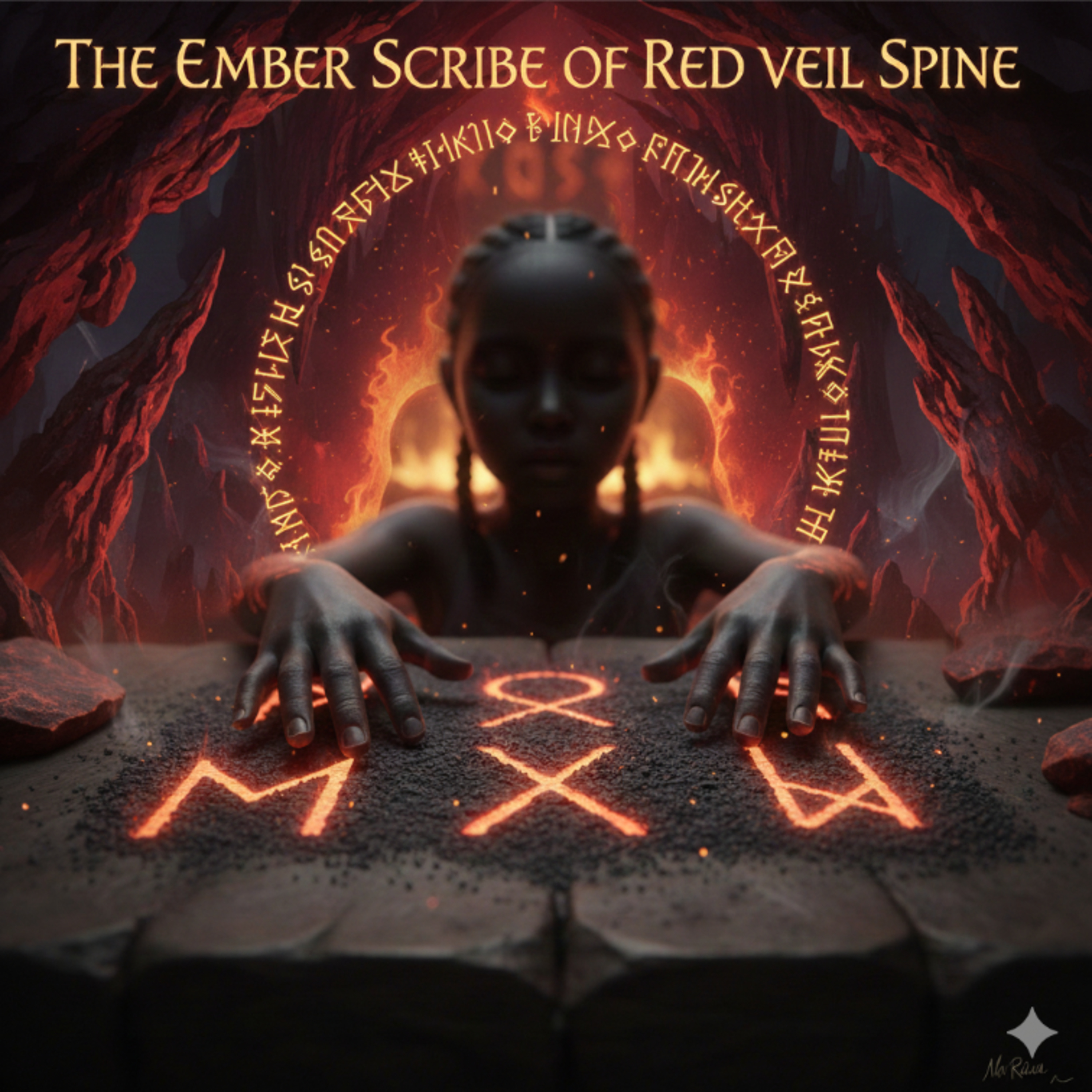 The Ember Scribe of Red Veil Spine episode artwork