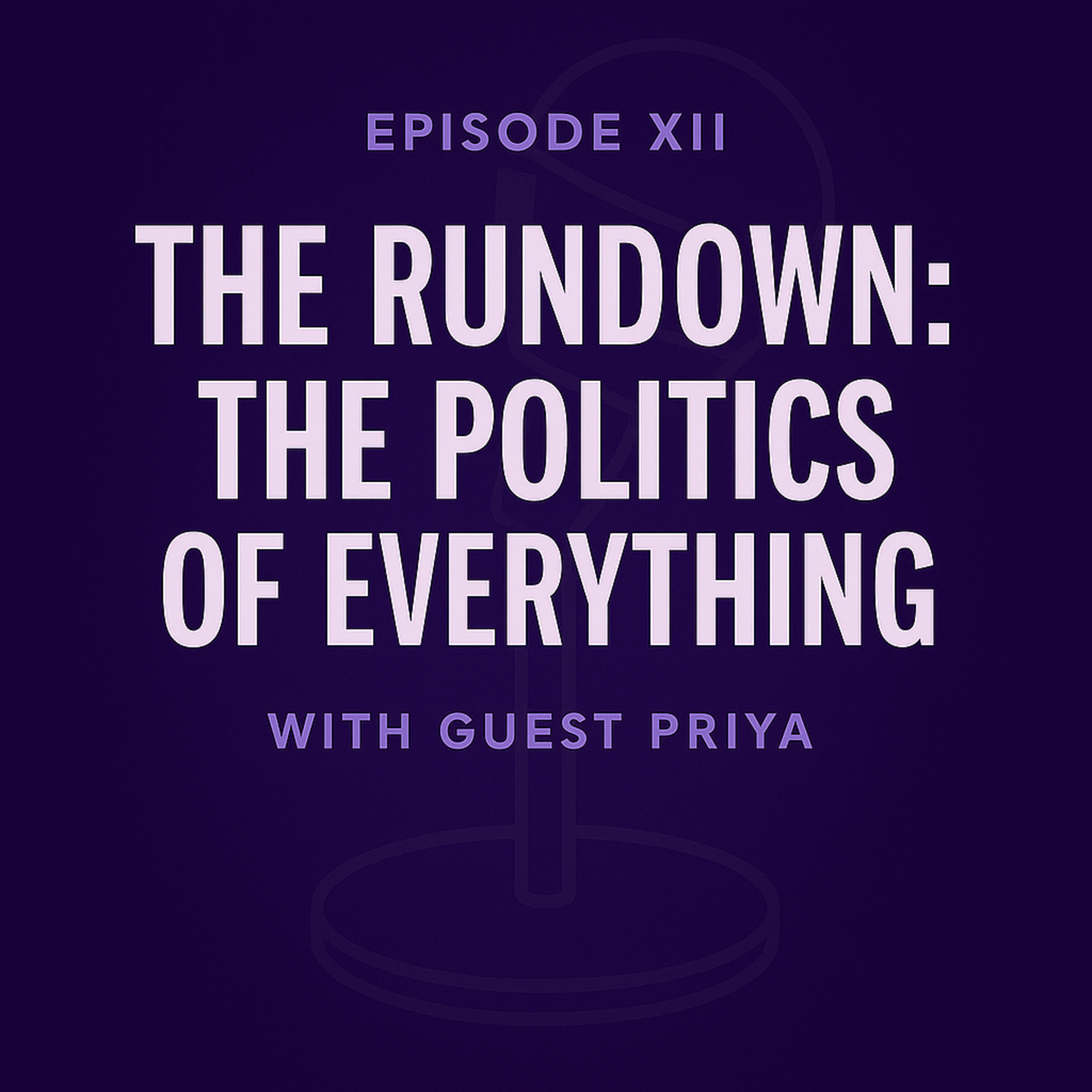  Episode XII – The Rundown: The Politics of Everything episode artwork