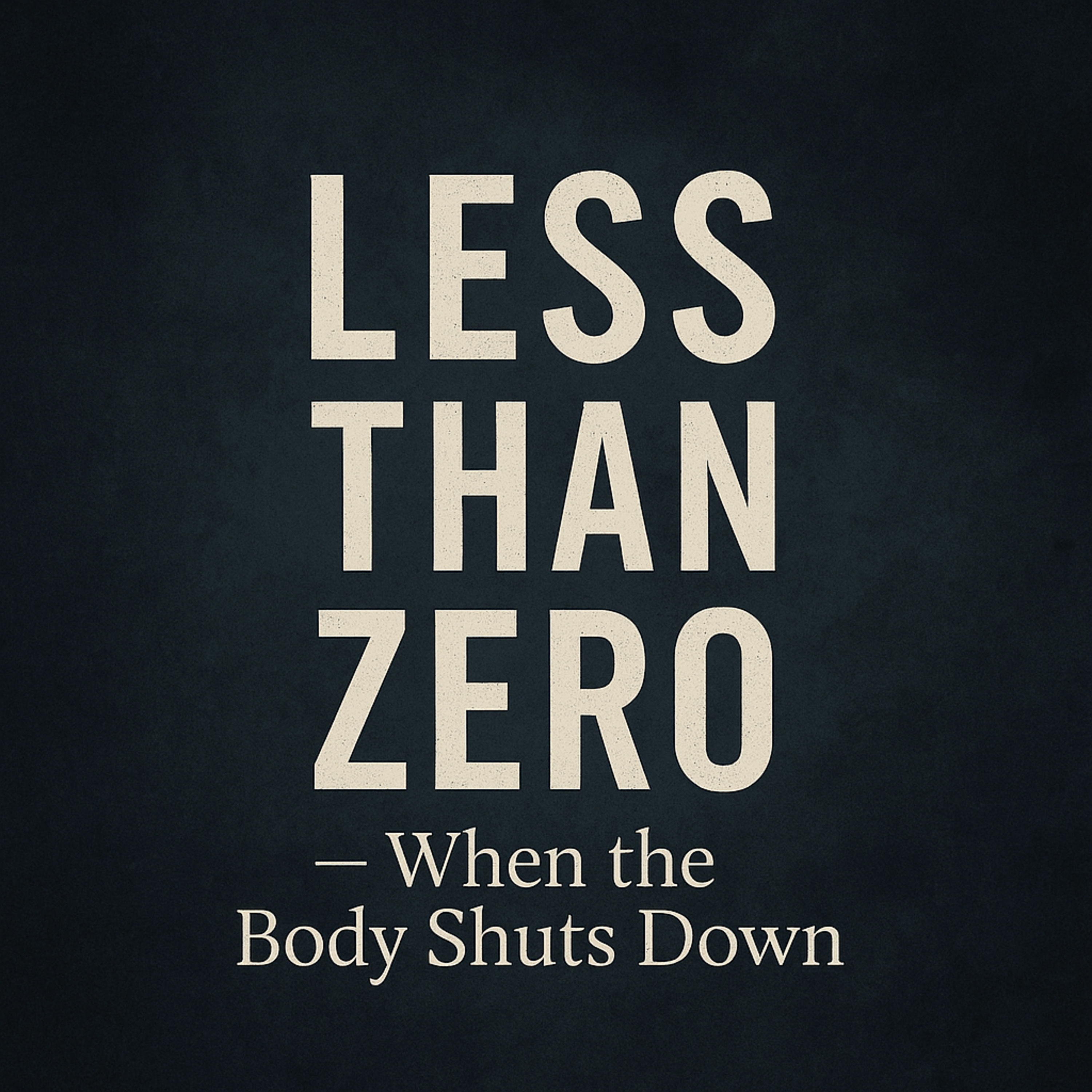 Midnight Snack E3: LESS THAN ZERO — When the Body Shuts Down episode artwork