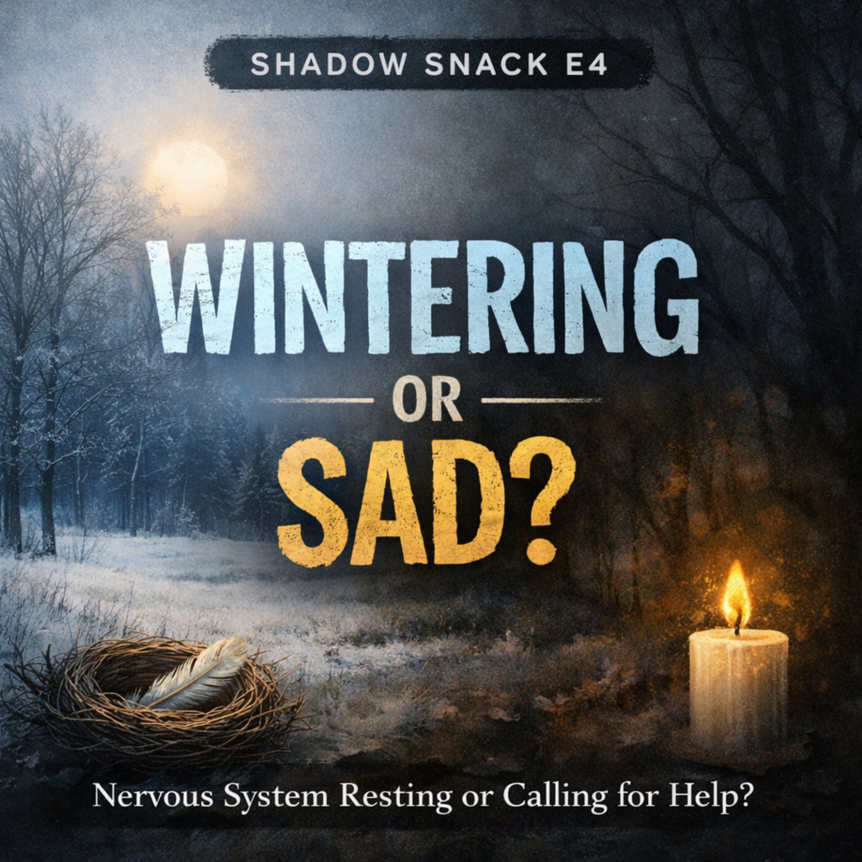  Shadow Snack E4: Wintering or SAD? How to Tell When the Nervous System Is Resting… and When It’s Calling for Help episode artwork