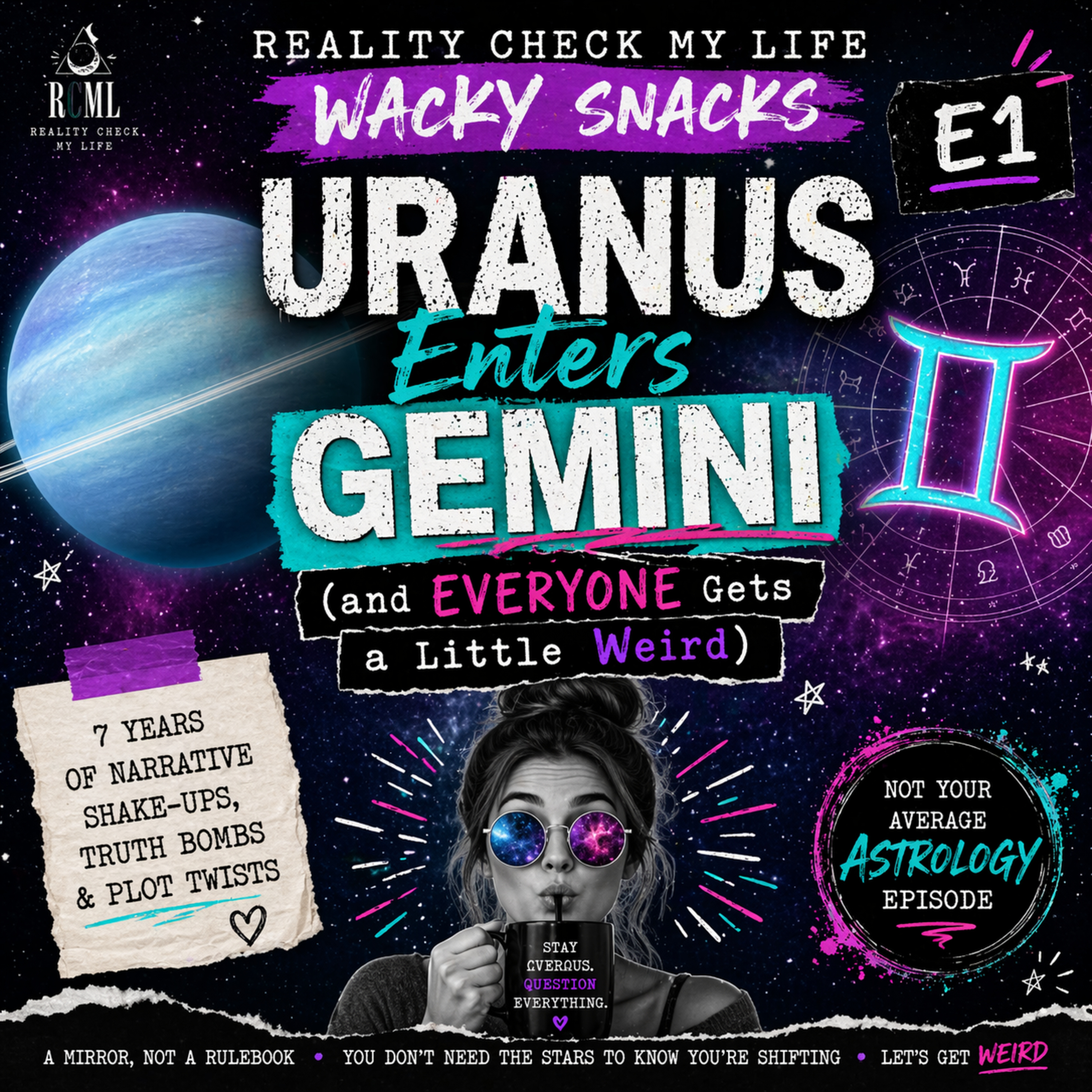 Wacky Snacks E1: Uranus Enters Gemini (and Everyone Gets a Little Weird)
