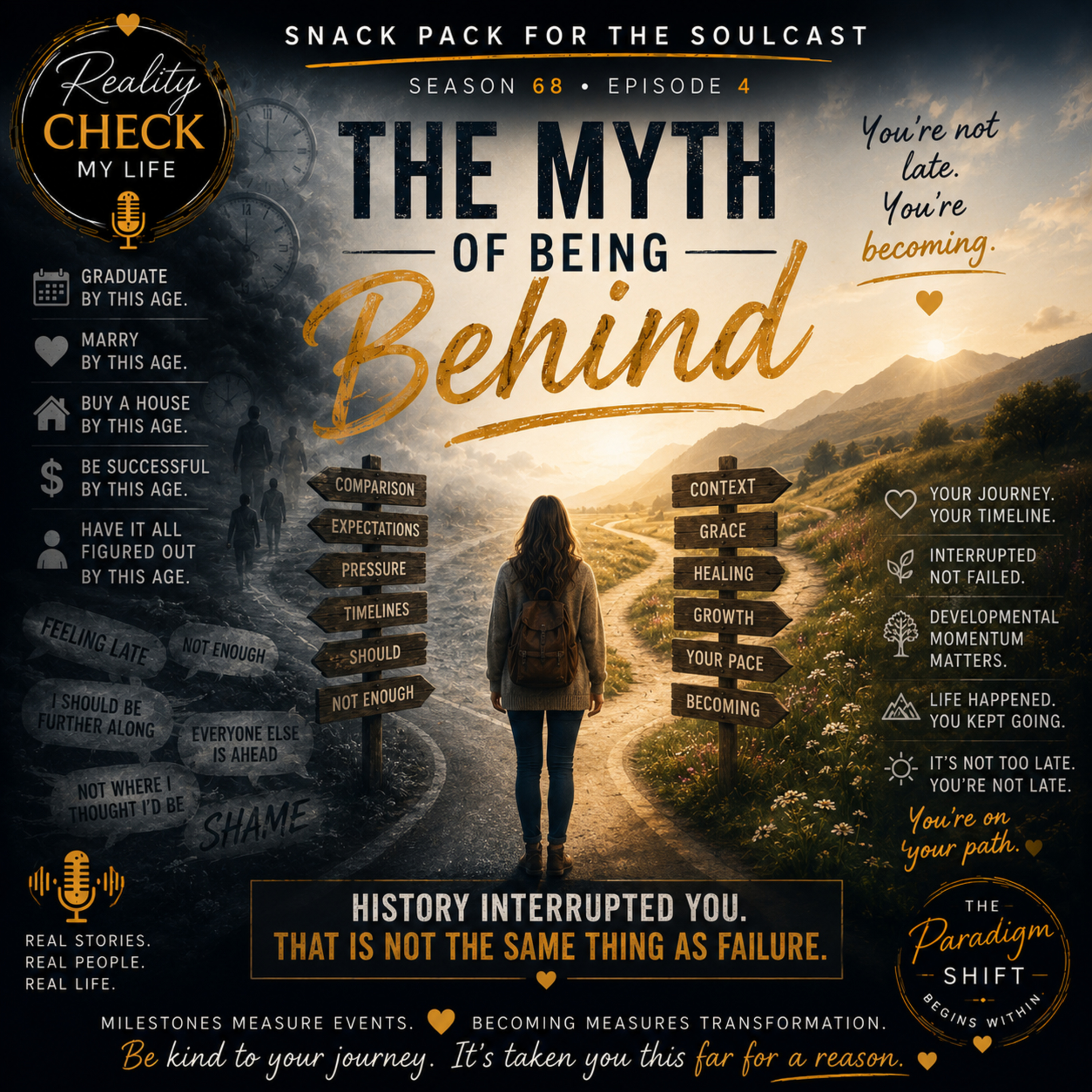Snack Pack S68E4: The Myth of Being Behind episode artwork