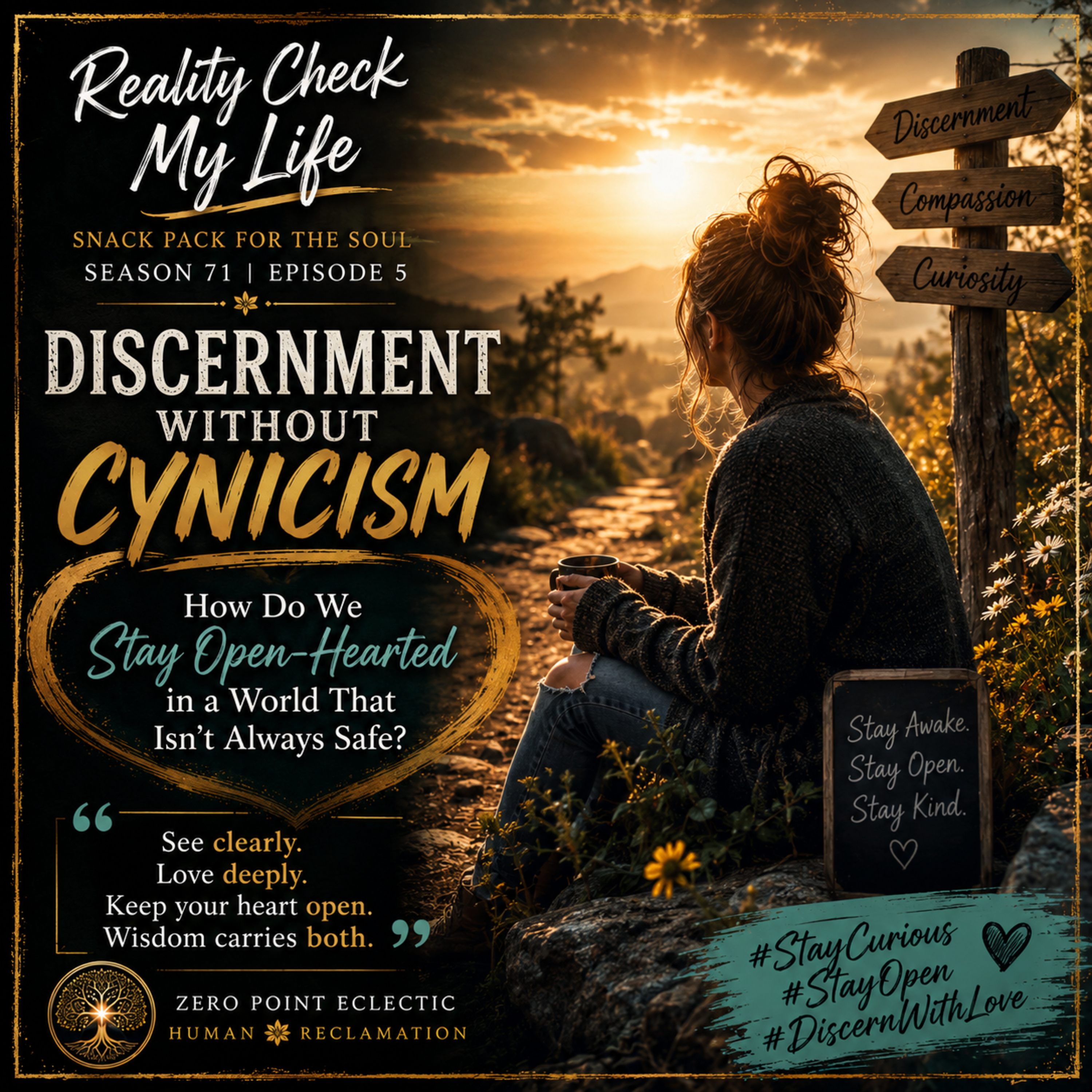 S71E5: Discernment Without Cynicism- How Do We Stay Open-Hearted in a World That Isn't Always Safe? episode artwork
