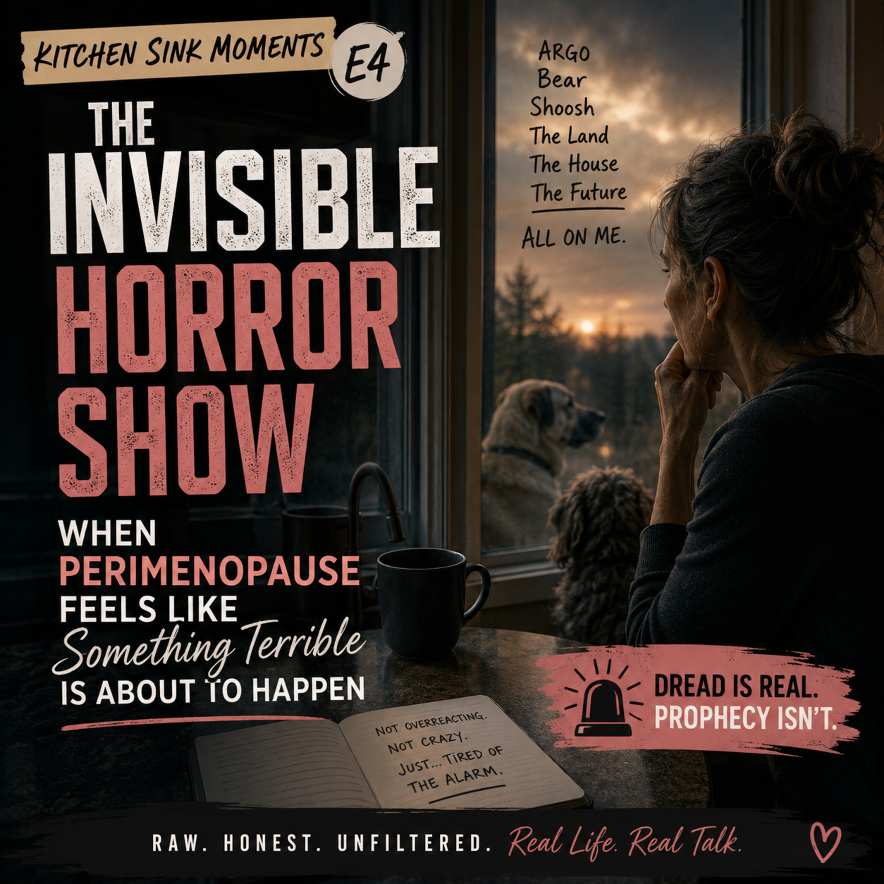 Kitchen Sink Moments E4: The Invisible Horror Show: When Perimenopause Feels Like Something Terrible Is About to Happen episode artwork
