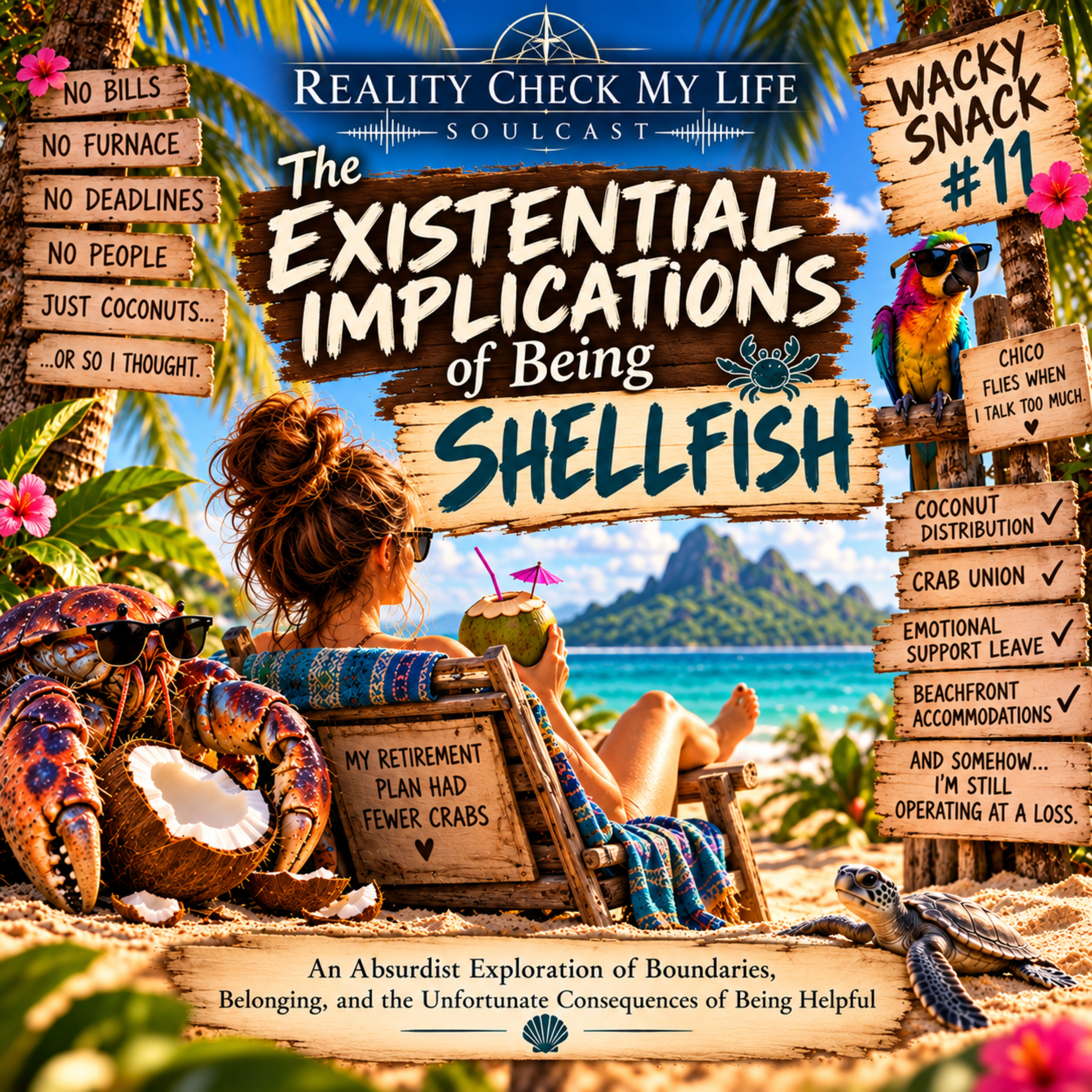 Wacky Snack E11: The Existential Implications of Being Shellfish episode artwork
