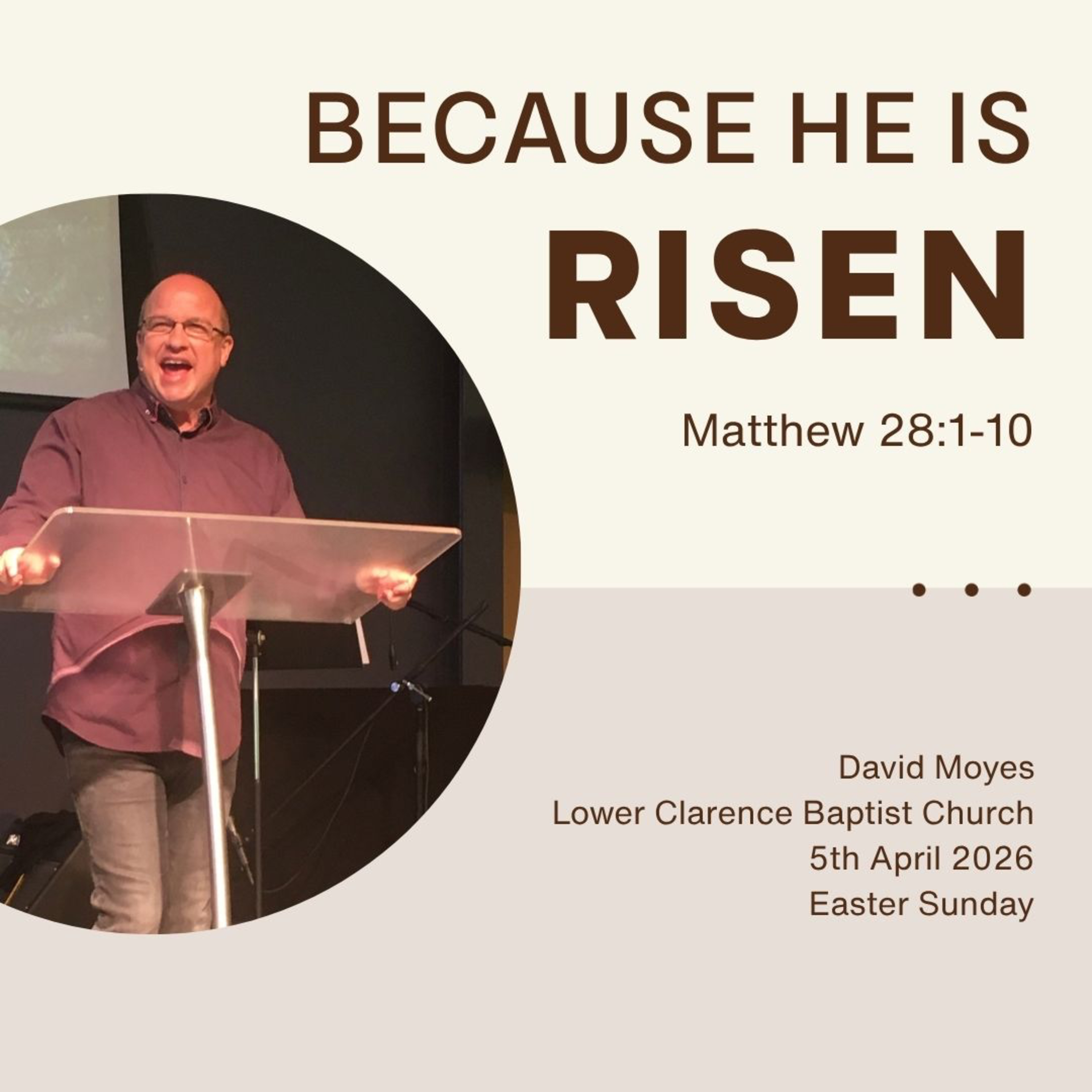 Because He Is Risen episode artwork