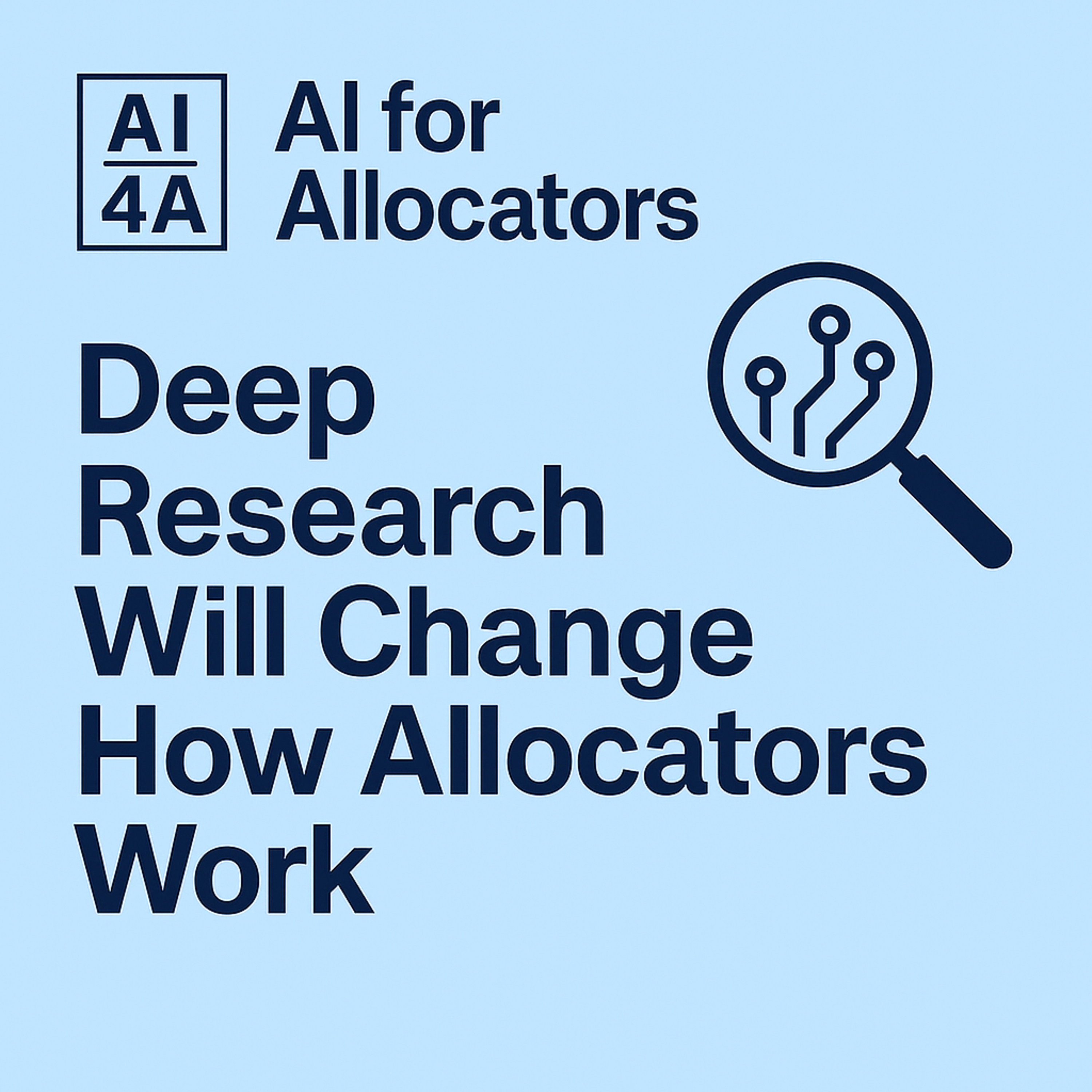 AI for Allocators