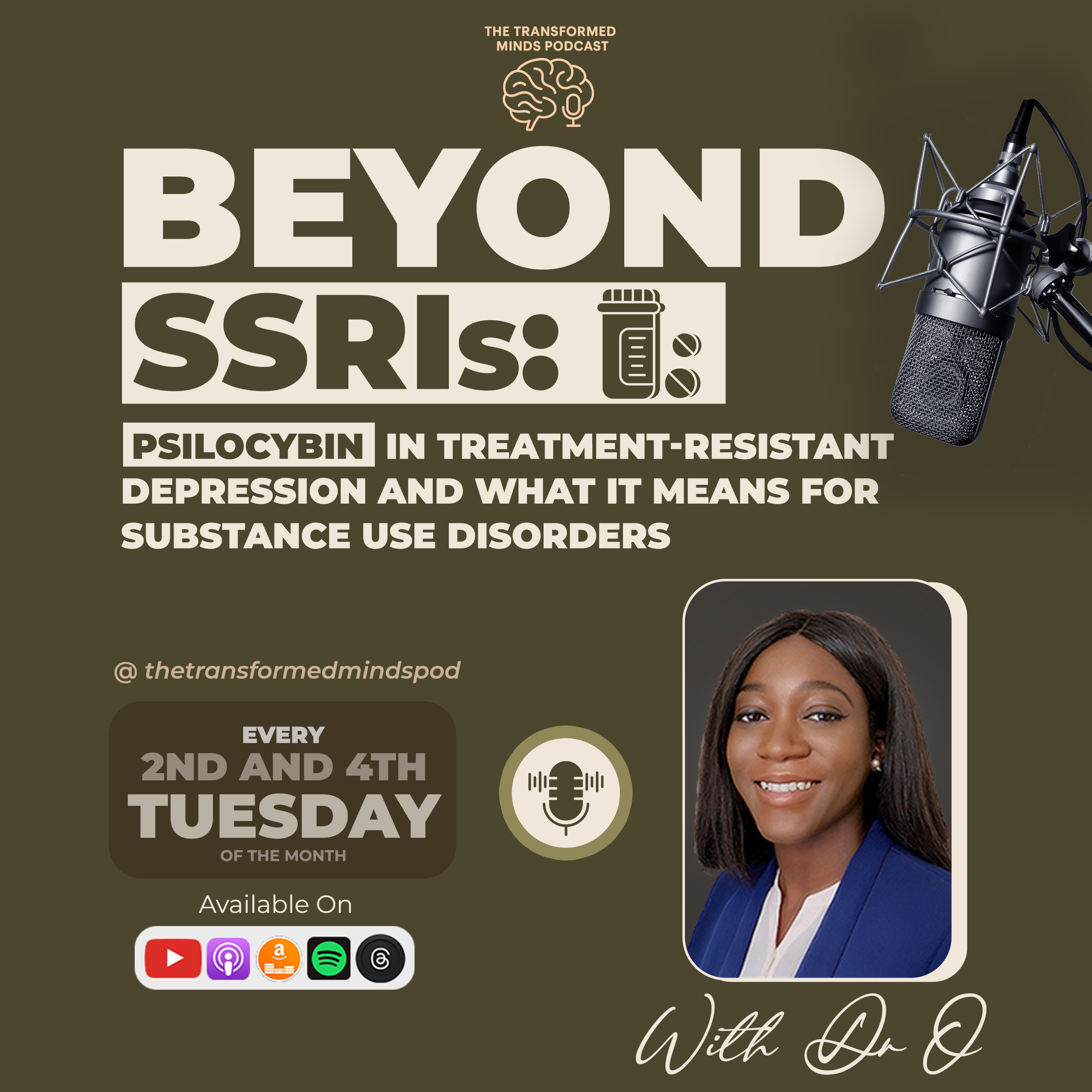 Beyond SSRIs: Psilocybin in Treatment-Resistant Depression & What It Means for Substance Use Disorders