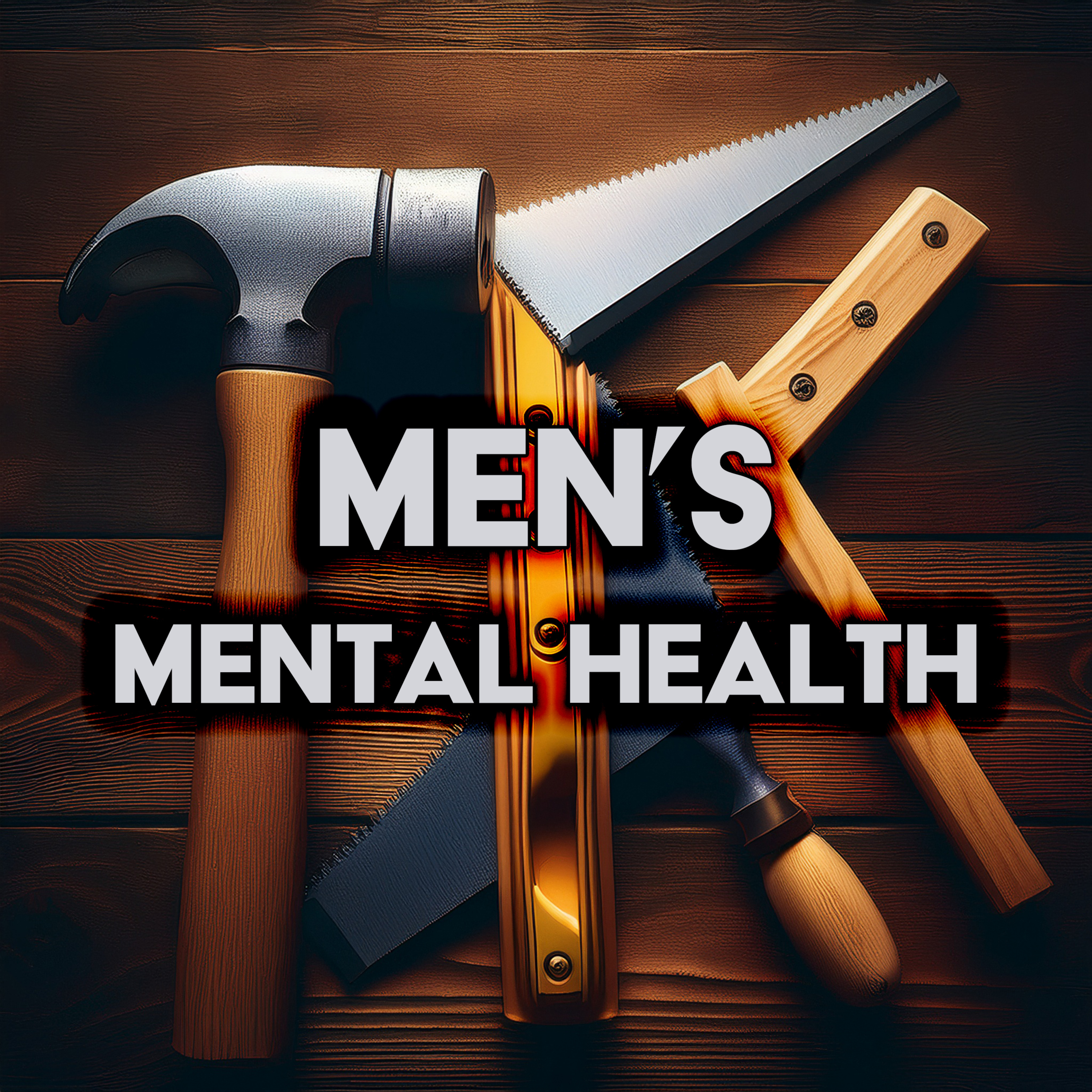 Men's Mental Health - Happiness Is Work. Grab Your Tools.