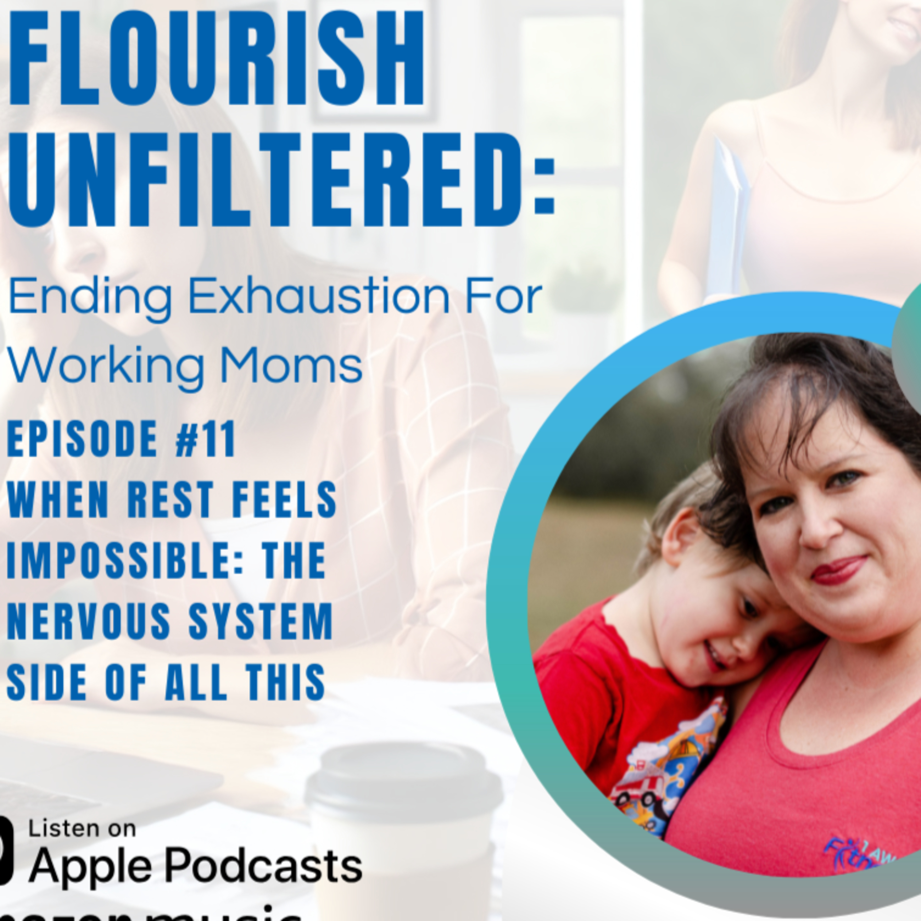 🎧 Episode 11 💤 When Rest Feels Impossible: The Nervous System Side of Exhaustion episode artwork