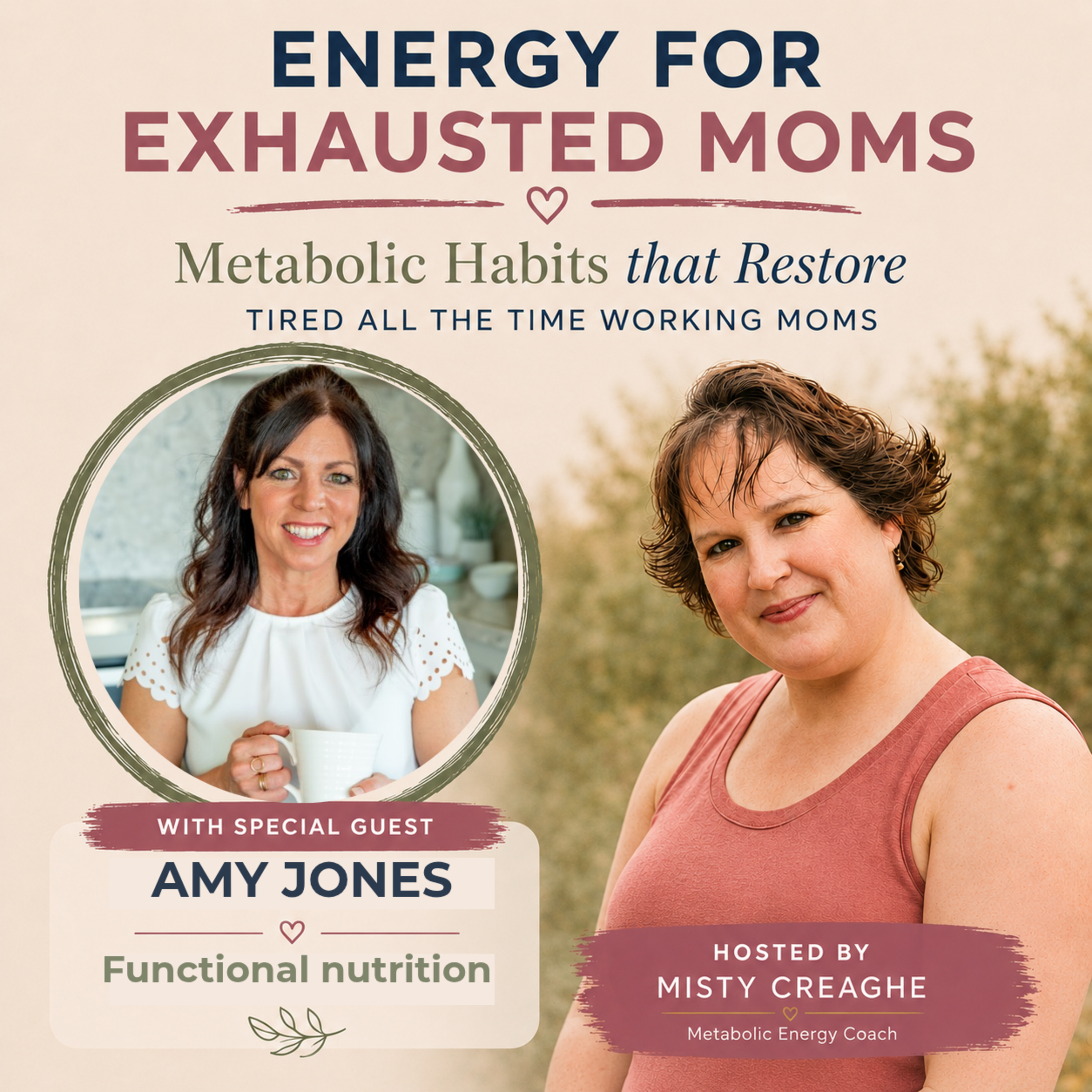 S2 Ep28 Simple and Realistic ways to Stay Nourished for Busy Moms with Guest Amy Jones! episode artwork