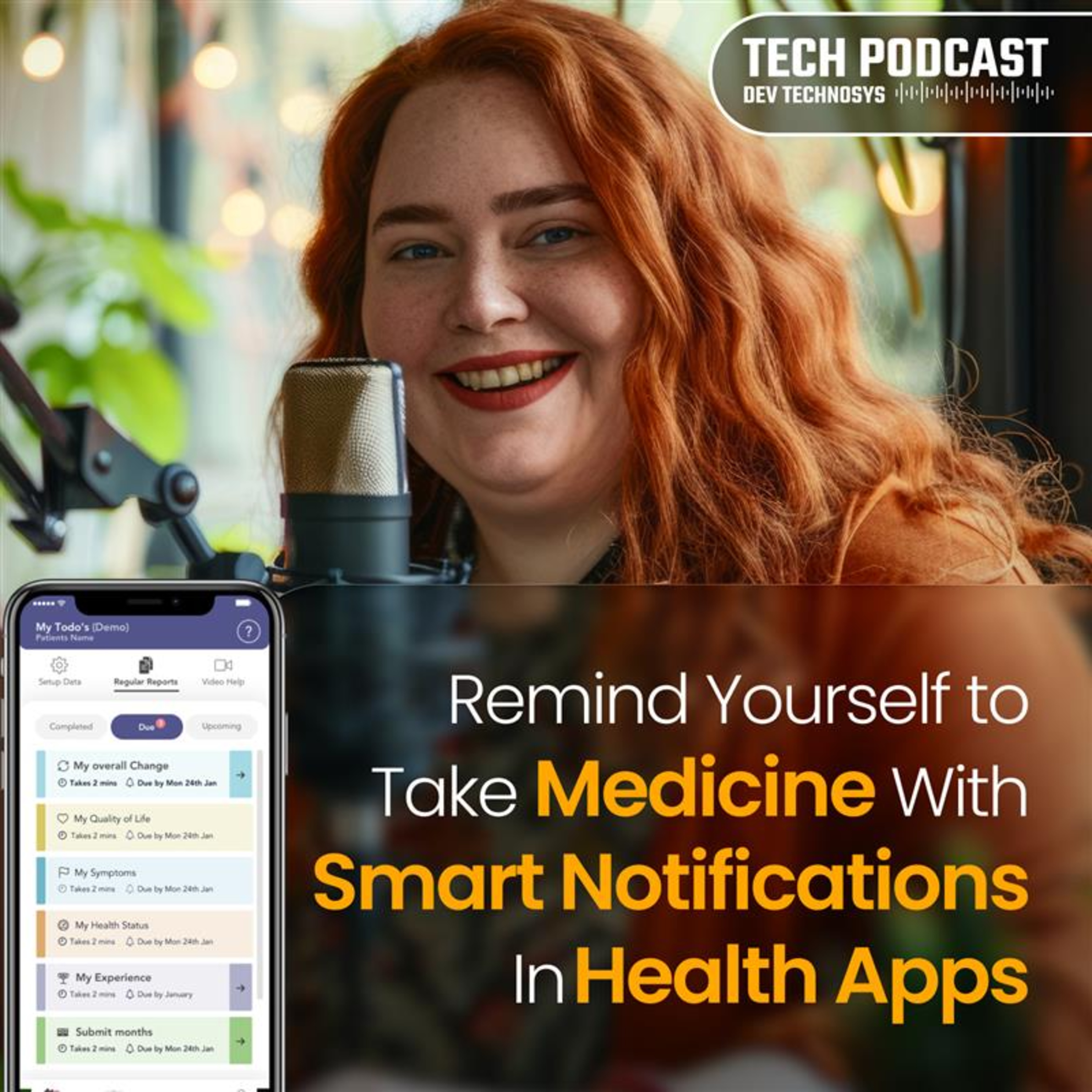 Remind Yourself to Take Medicine with Smart Notifications in Health Apps