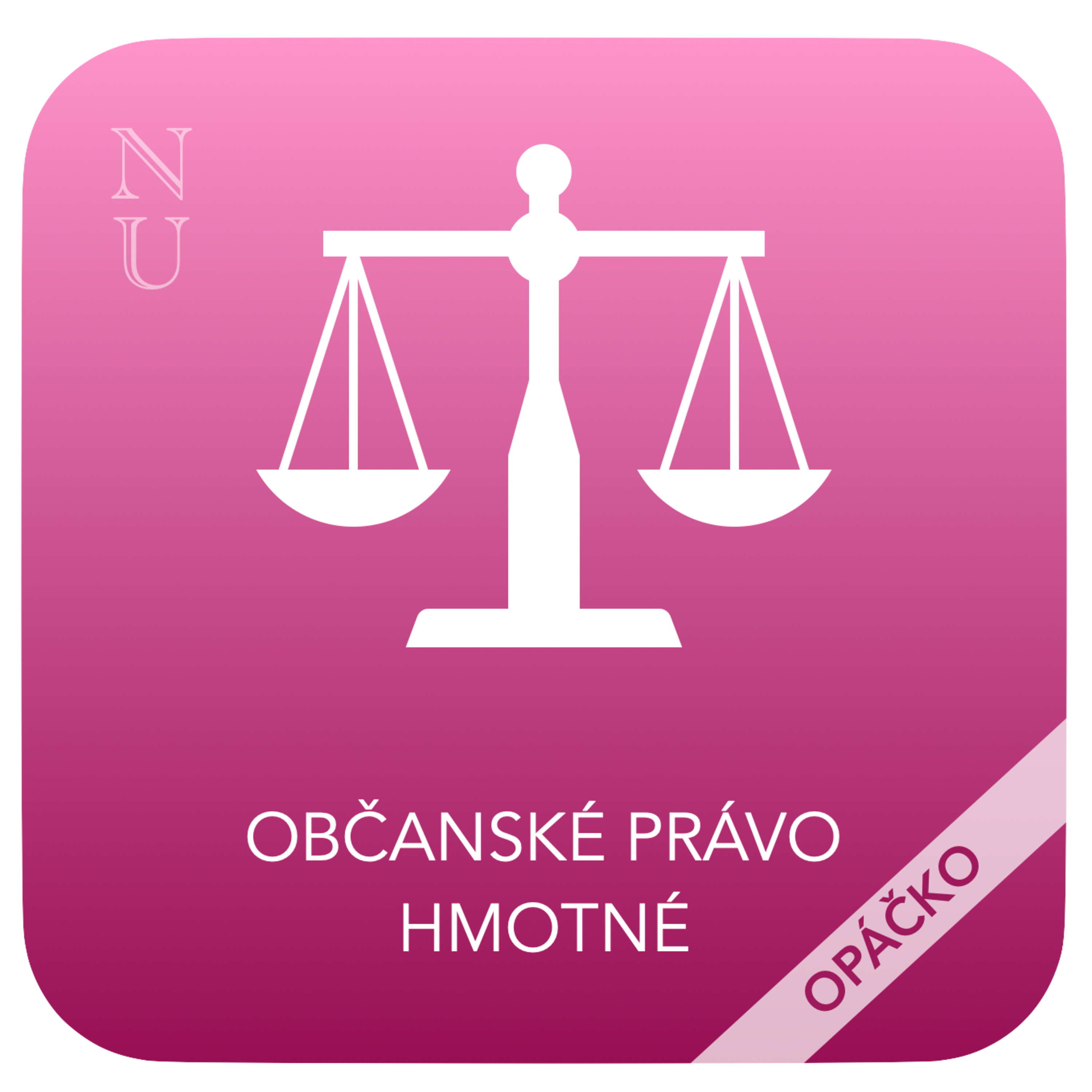 5. Opáčko - Korporace, Fundace, Ústavy a Zastoupení (smluvní a zákonné) (Občanské právo hmotné)