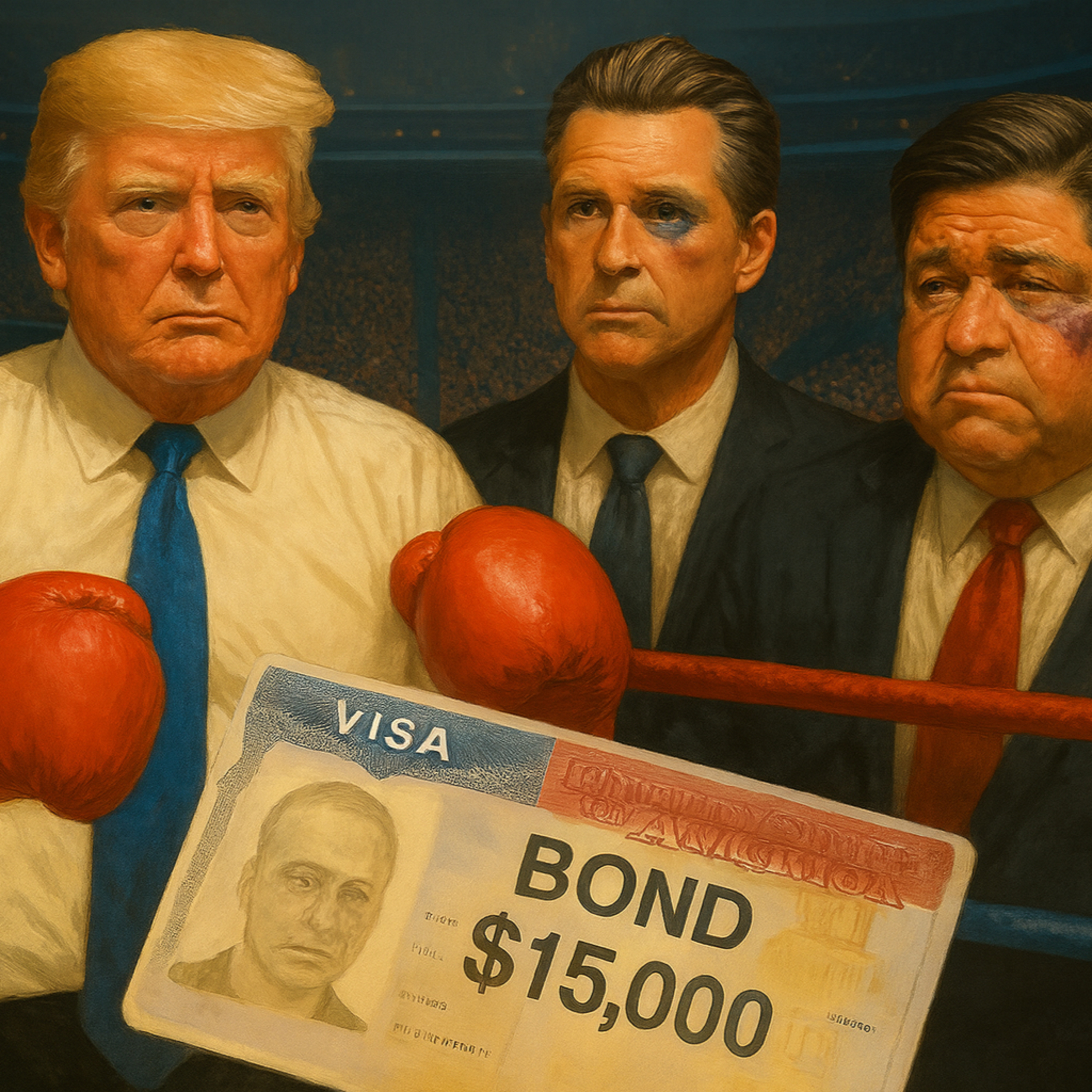 🎙️Залог за въезд и карта, Демпартия пытается сократить срок президента Трампа episode artwork