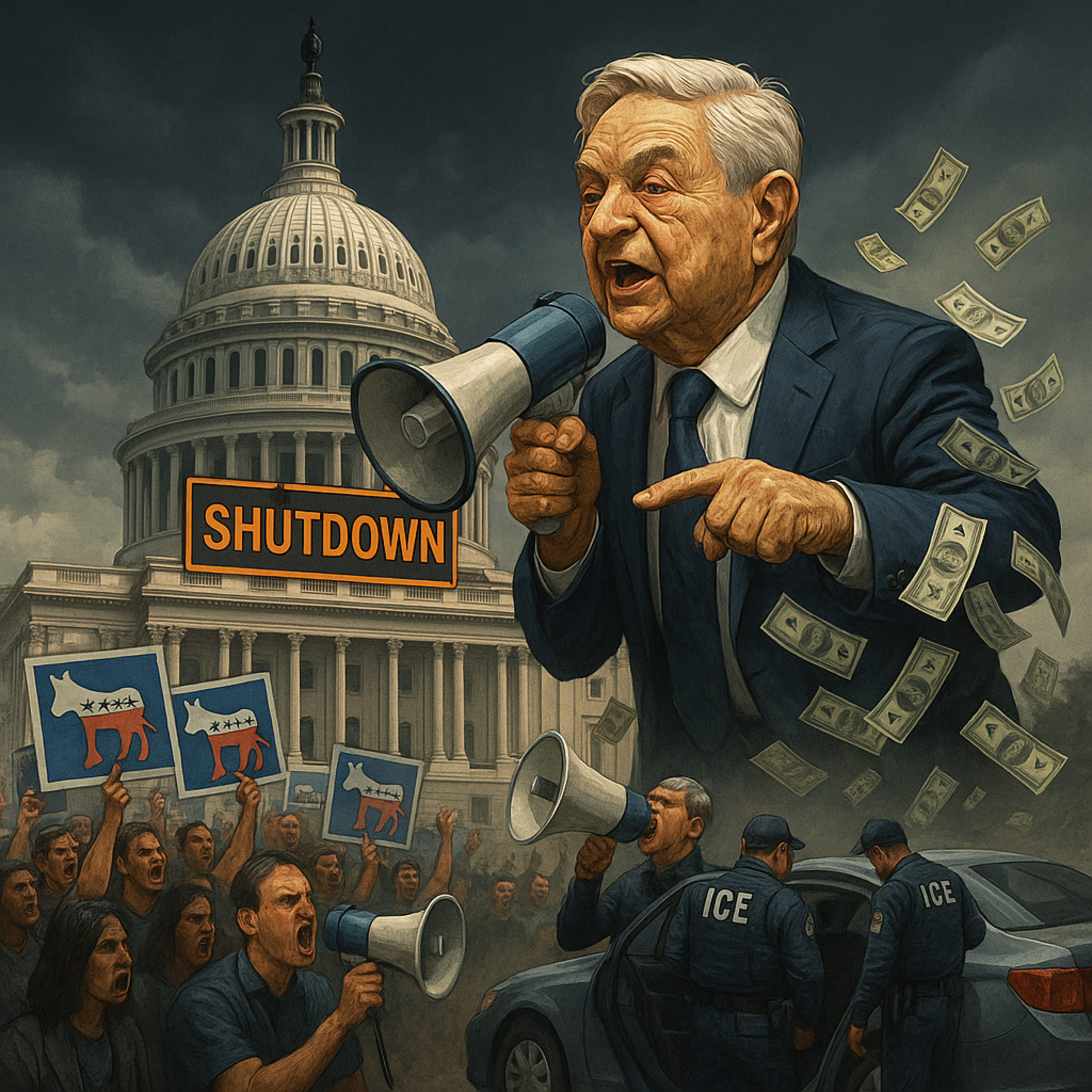 🎬 Правительство снова грозит Shutdown, Демпартия теряет голоса но борется за хаос на улицах episode artwork