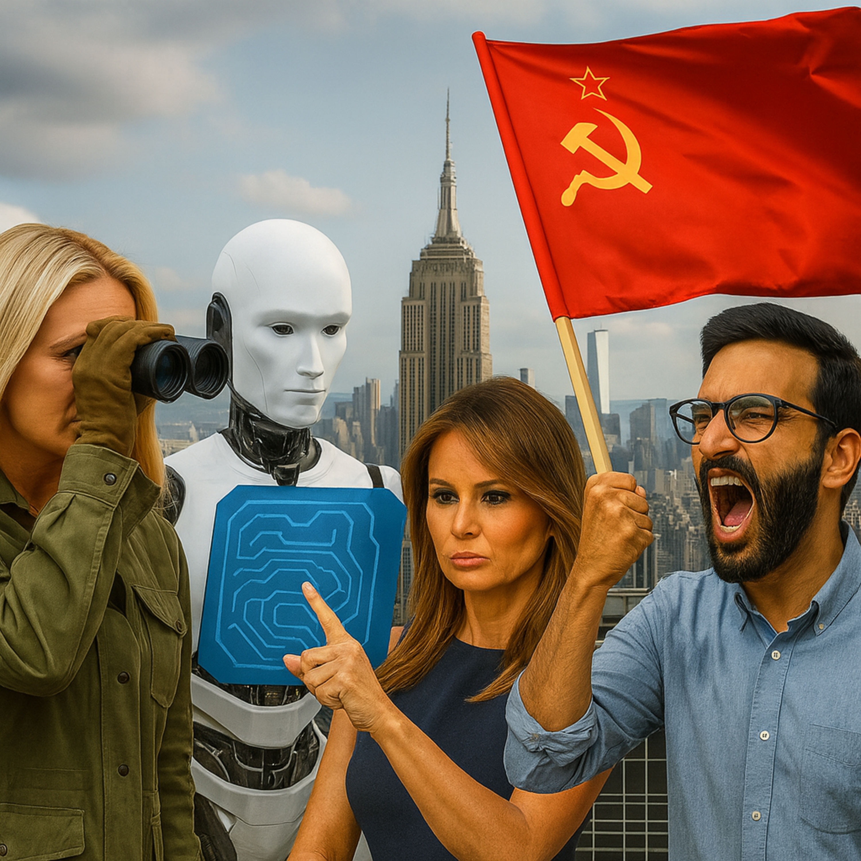 🎙️ Северная граница США пробита, цифровое будущее AI и битва за Нью-Йорк обостряется  episode artwork
