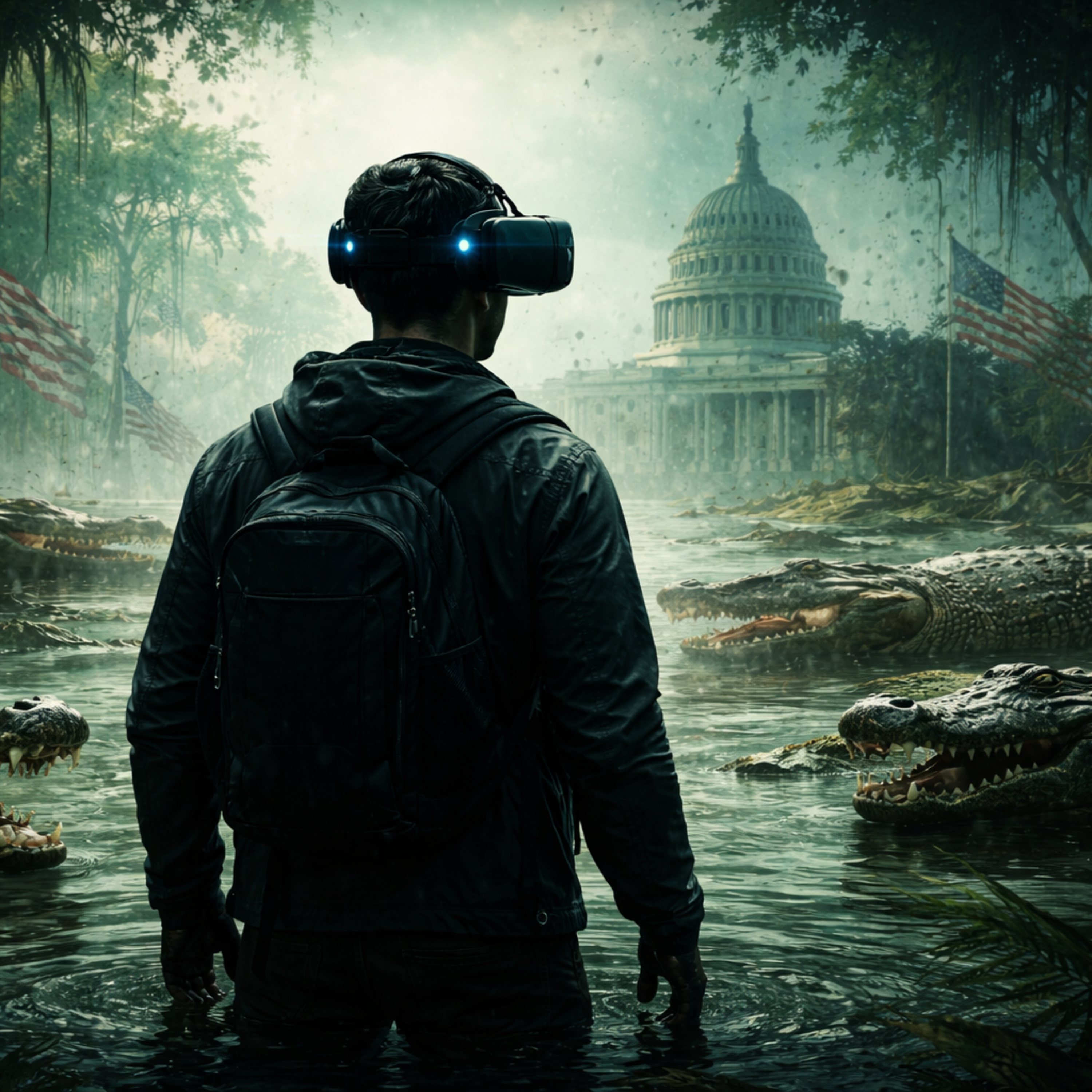 🎬 Пока реальность рушится, Демпартия предлагает нам VR-прогулку по лежбищу крокодилов episode artwork