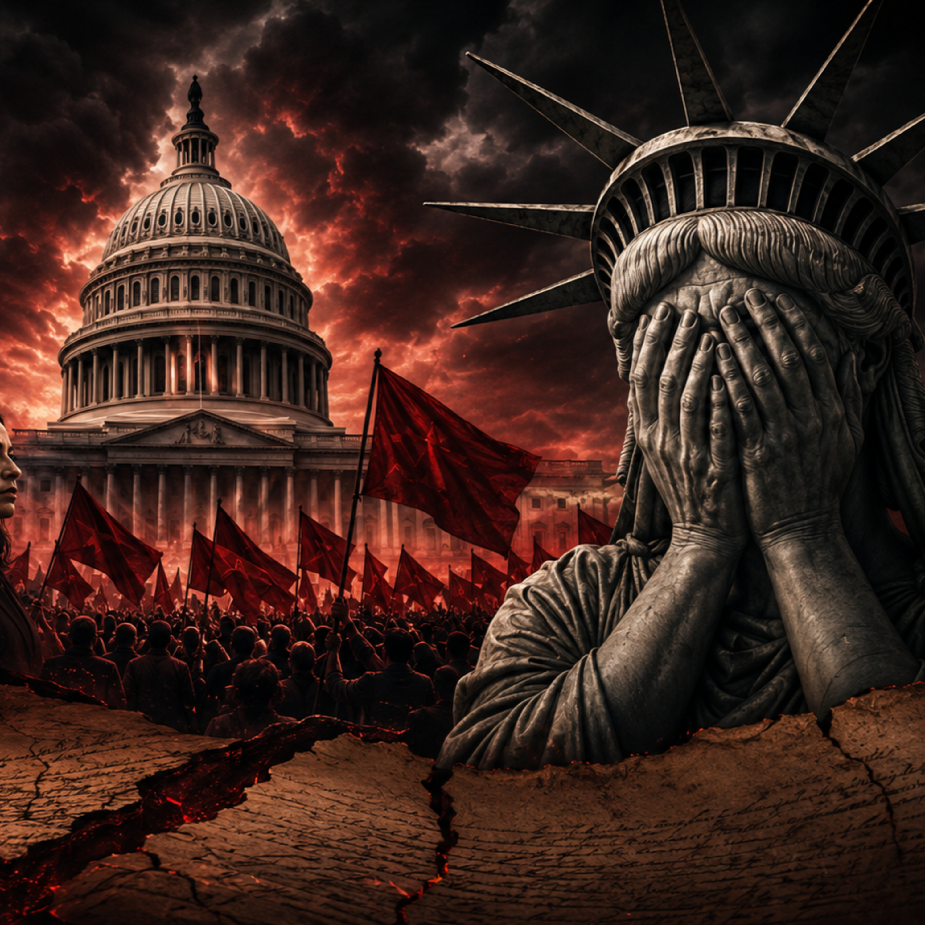 🔴 Коммунисты идут в Конгресс что их план означает для Конституции США 🔴 Точка Зрения 🔻 episode artwork