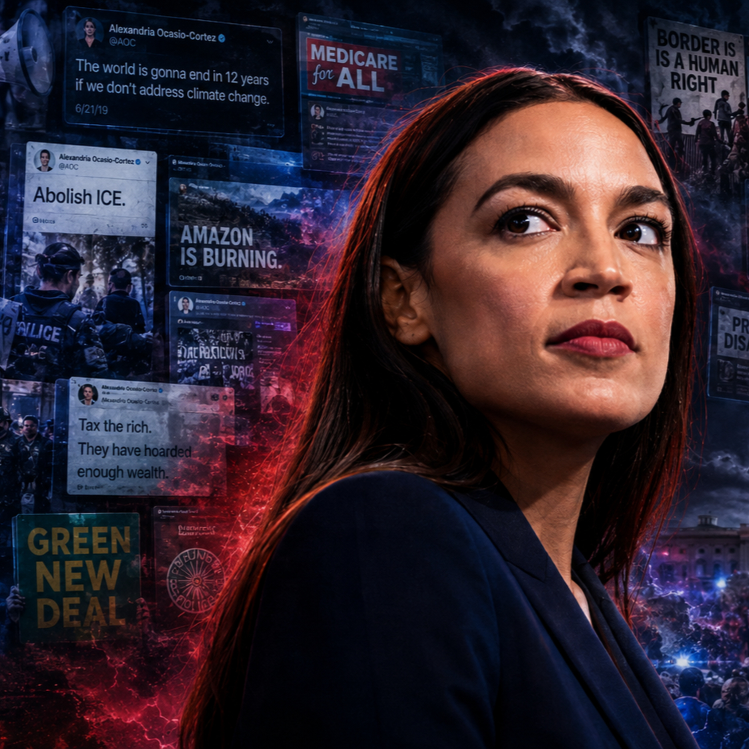 🟢🇺🇸 AOC-2028: КАК ЛЕВЫЕ ПЫТАЮТСЯ СТЕРЕТЬ СОБСТВЕННОЕ РАДИКАЛЬНОЕ ПРОШЛОЕ🟢 Точка Зрения 🔻 episode artwork