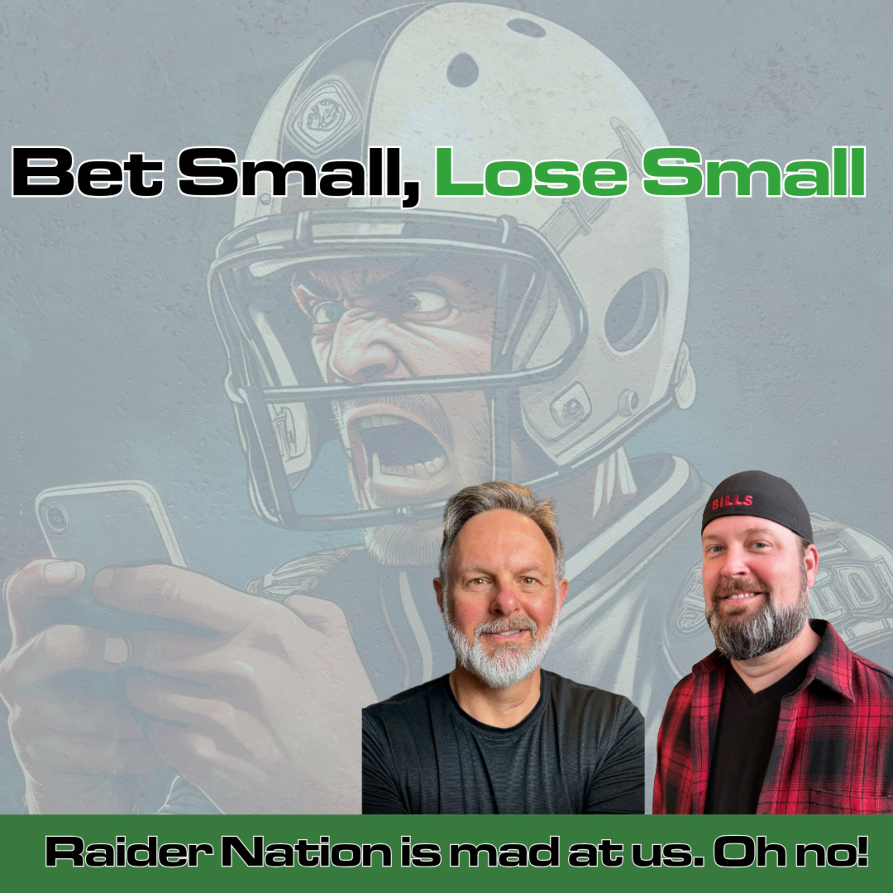 We get mean comments, and read them aloud, the Raiders still stink, contest updates and more episode artwork