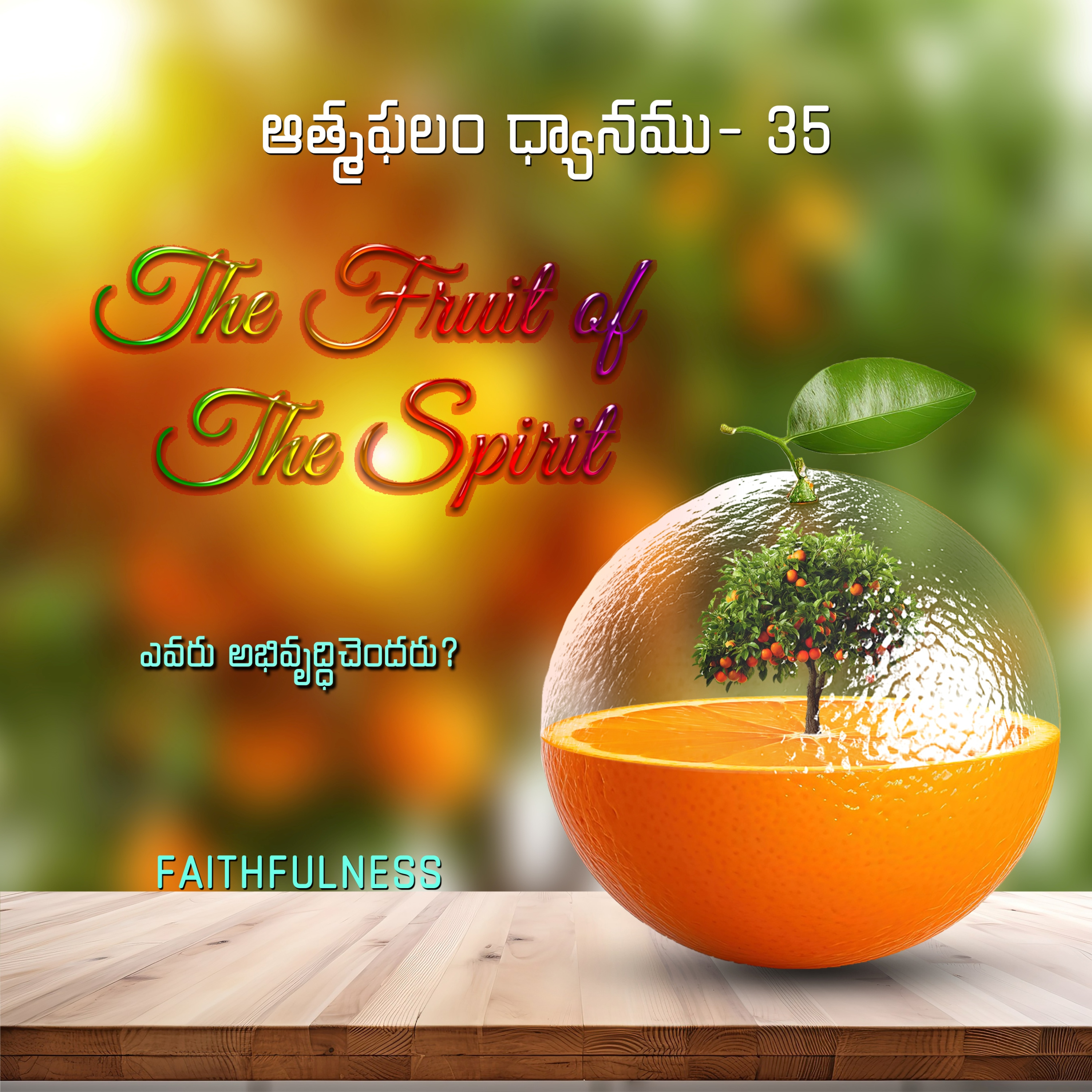 ఆత్మ ఫలం ధ్యానము || Sermons by Pastor Shashi