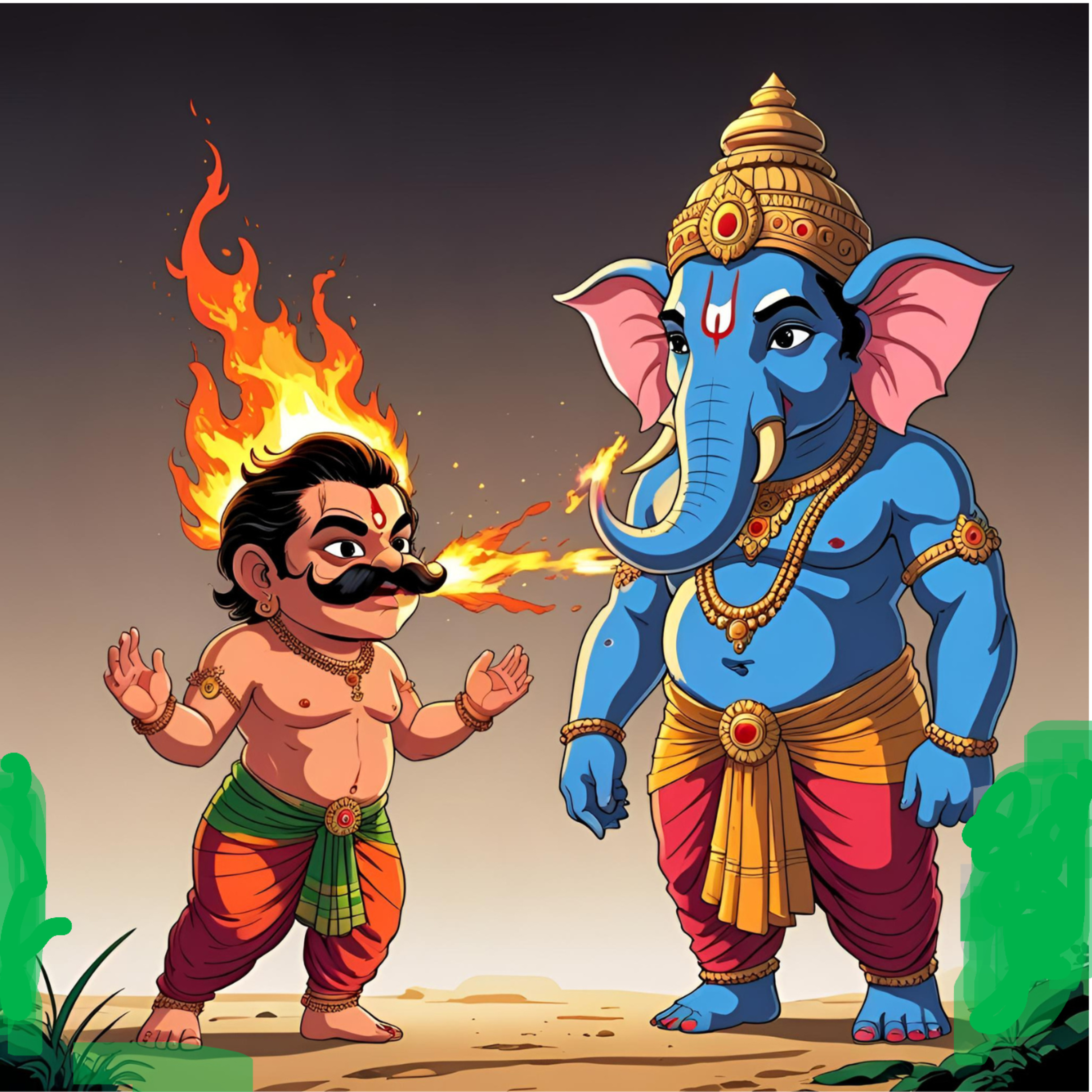 M13 गणपती व अनलासूर राक्षस : A Tale of Lord Ganesha for All (Kids’ Marathi Story) episode artwork