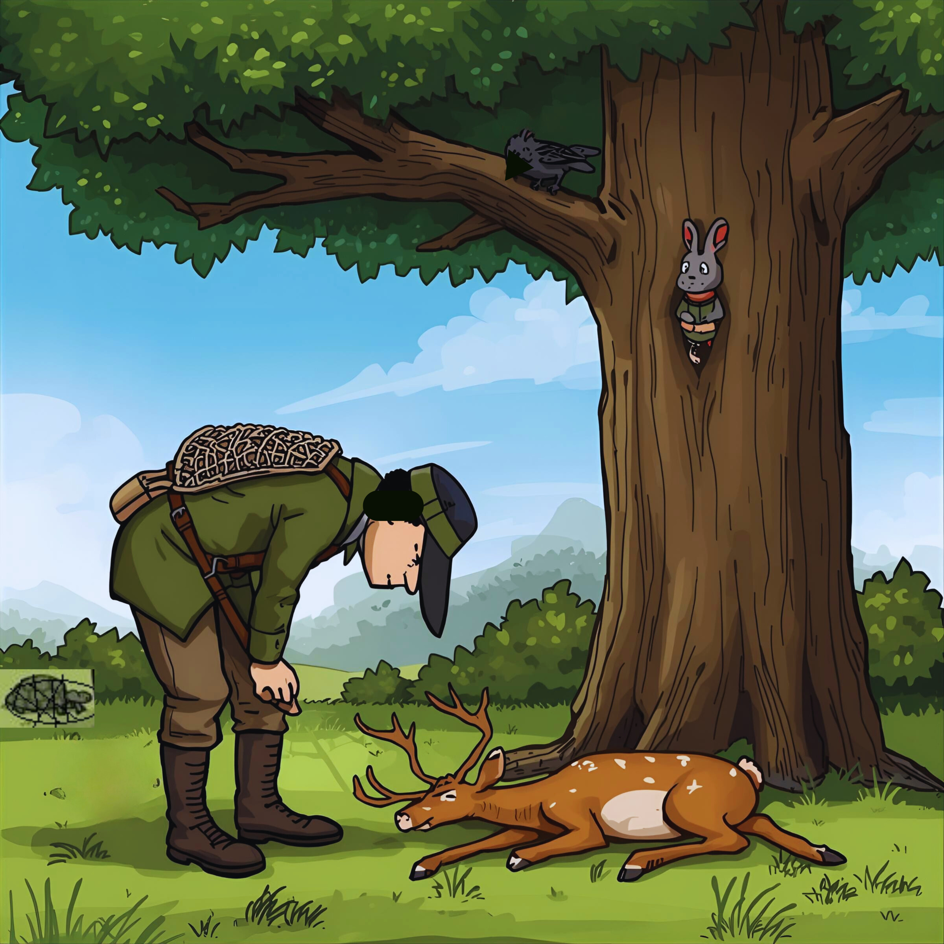 शिकाऱ्याची फजिती : The Hunter’s Defeat (Kids’ Marathi Story) episode artwork