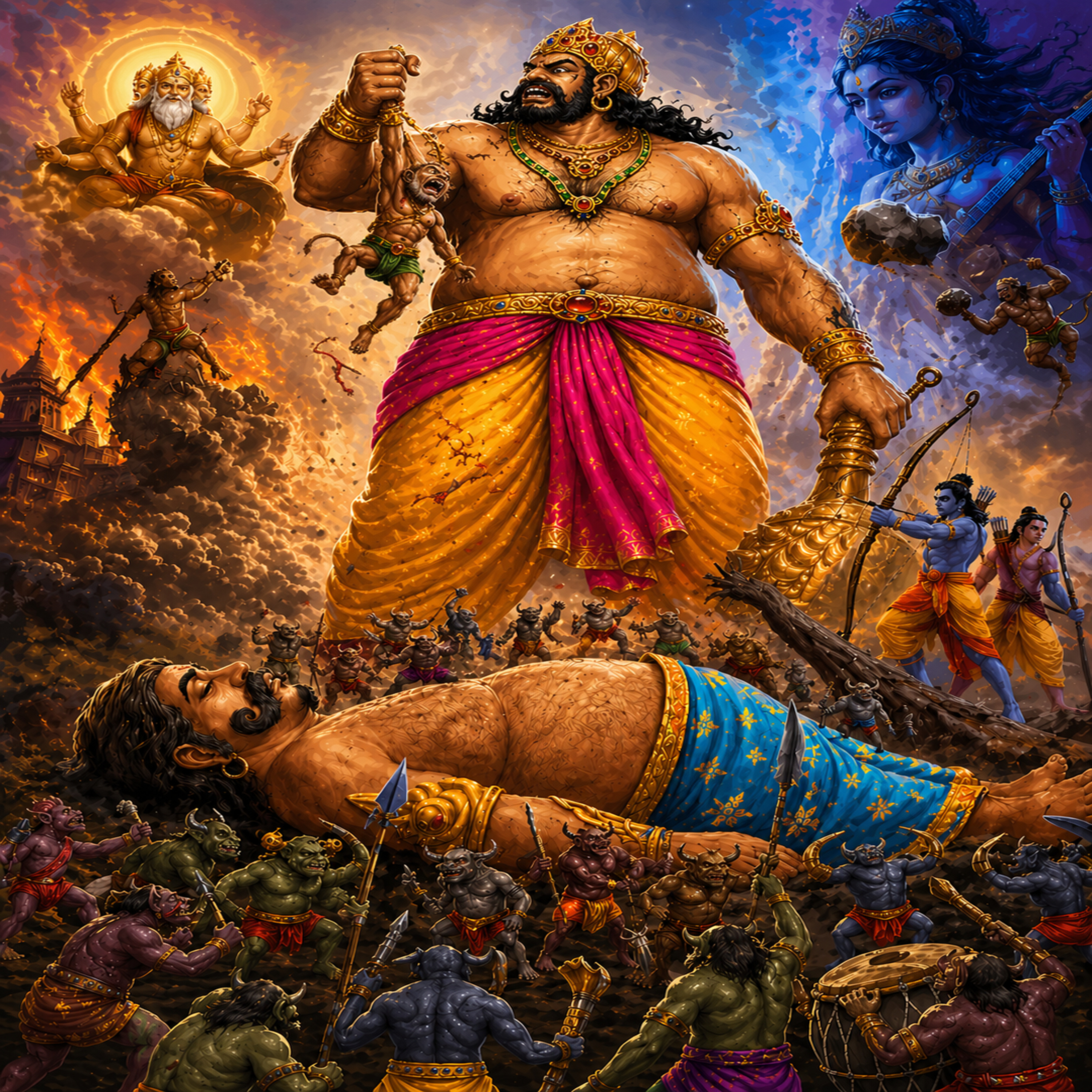 कुंभकर्णाची गोष्ट : The Loyal Giant of Lanka (Kids' Marathi Story) episode artwork
