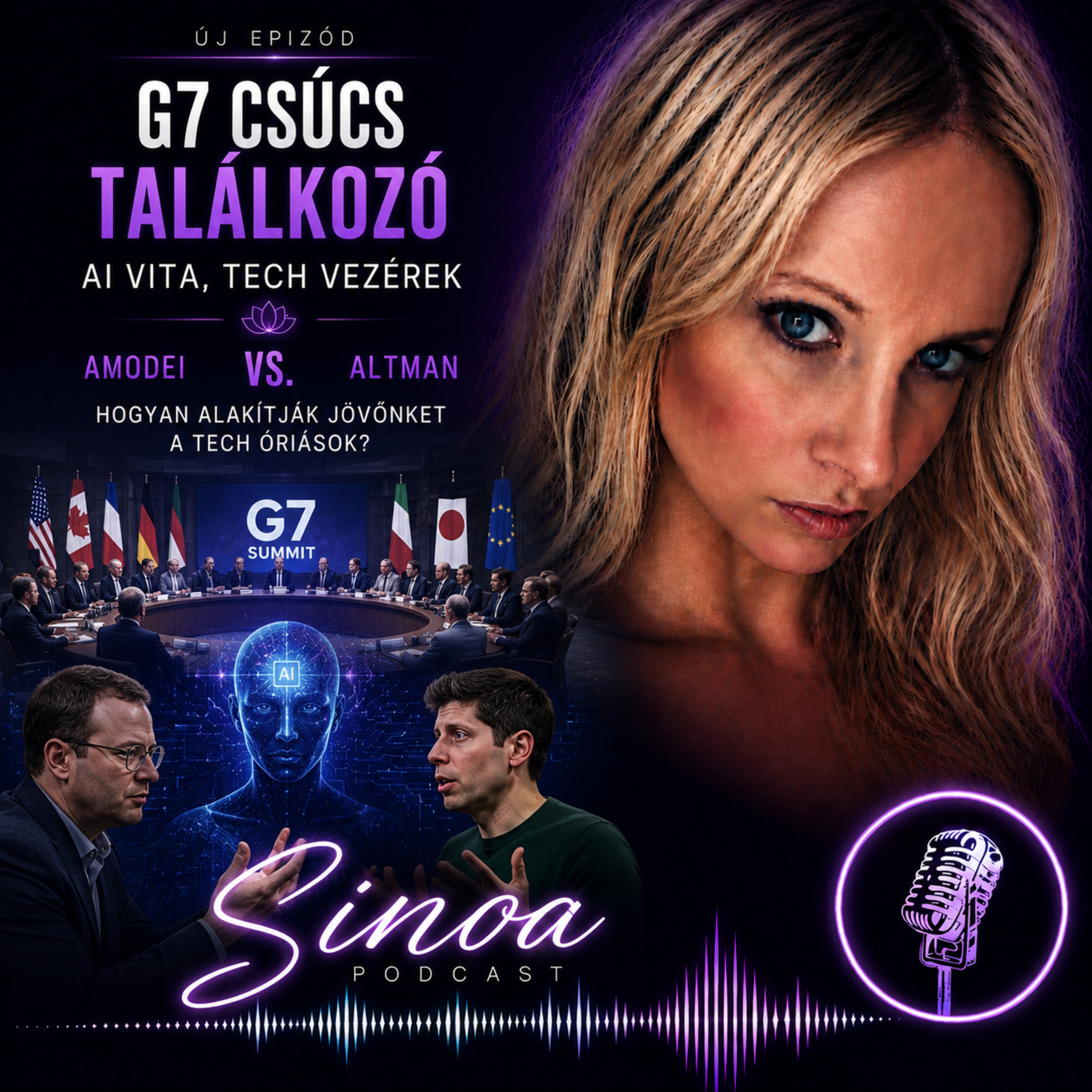 A tech-guruk leültek a világ vezetői mellé: G7 csúcstalálkozó- Hogyan lett az AI a világ leghatalmasabb fegyvere? episode artwork