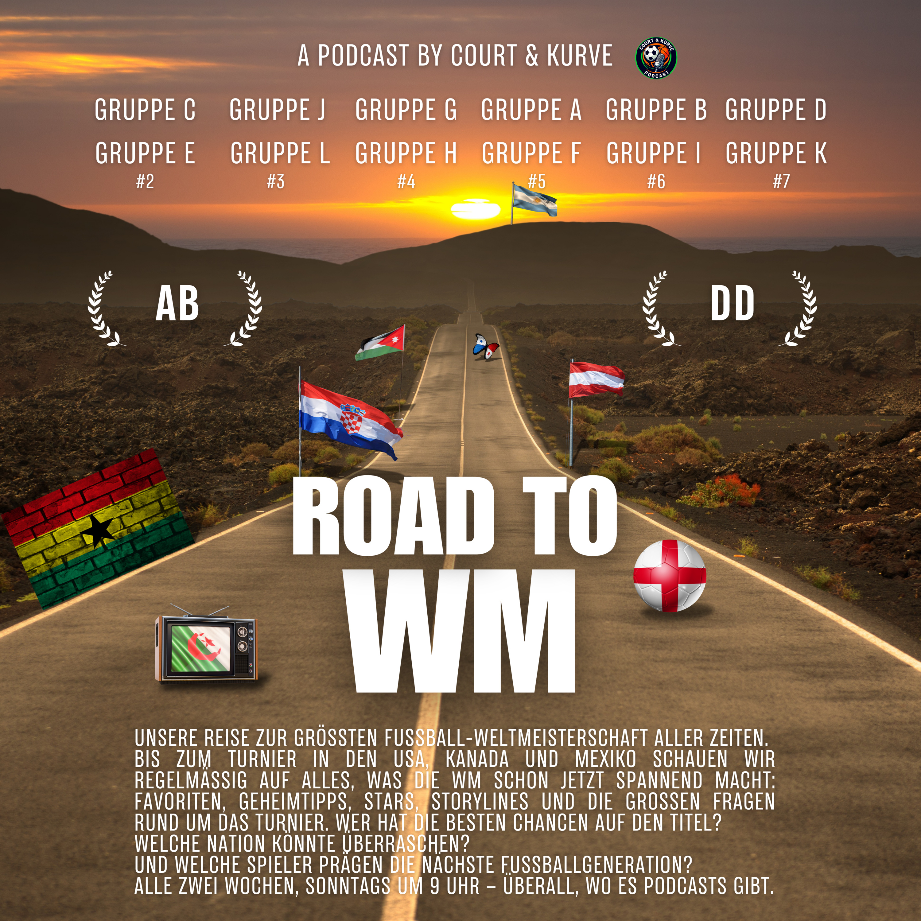 #3 – Road to WM 2026: Gruppe J & L Guide – Damit ihr bei der WM mitreden könnt
