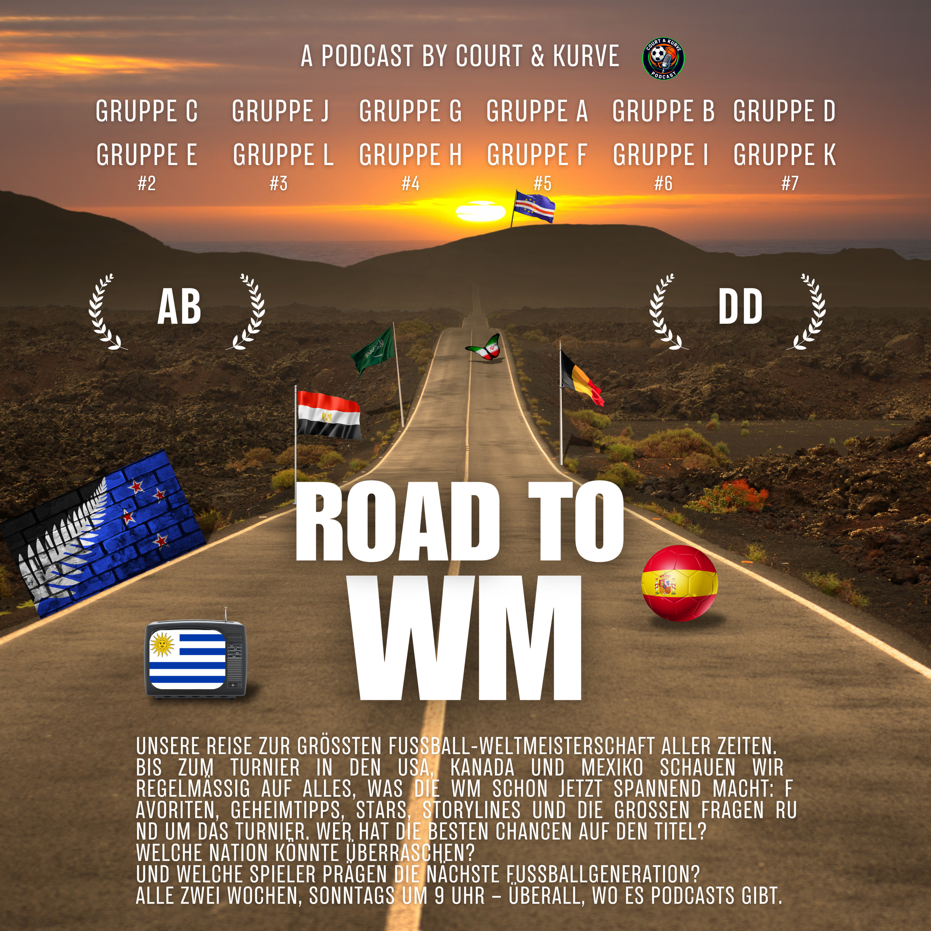 #4 – Road to WM 2026: Gruppe G & H Guide – Damit ihr bei der WM mitreden könnt