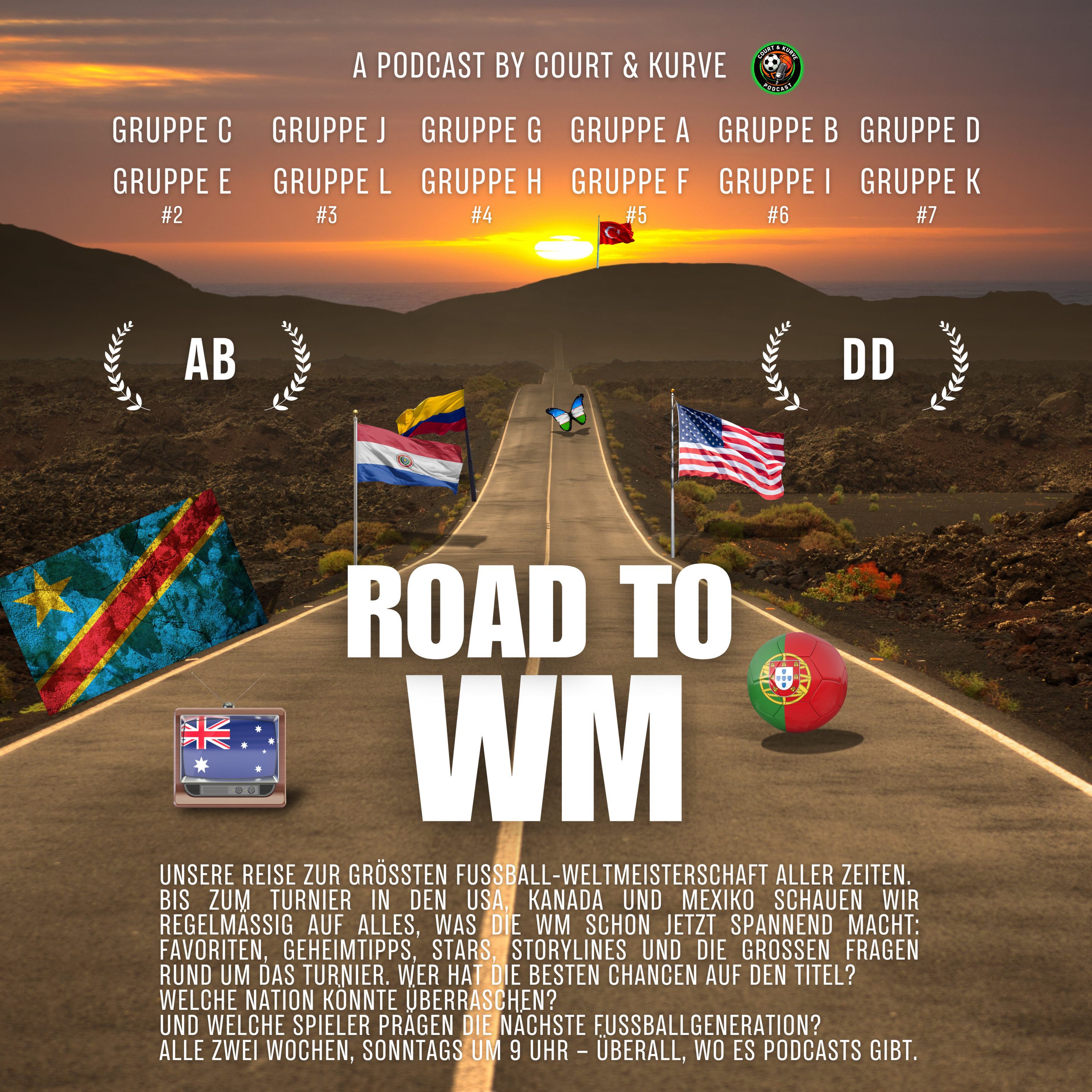 #7 – Road To WM 2026: Gruppe D & K Guide – CR7 last dance & Türkei's goldene Generation
