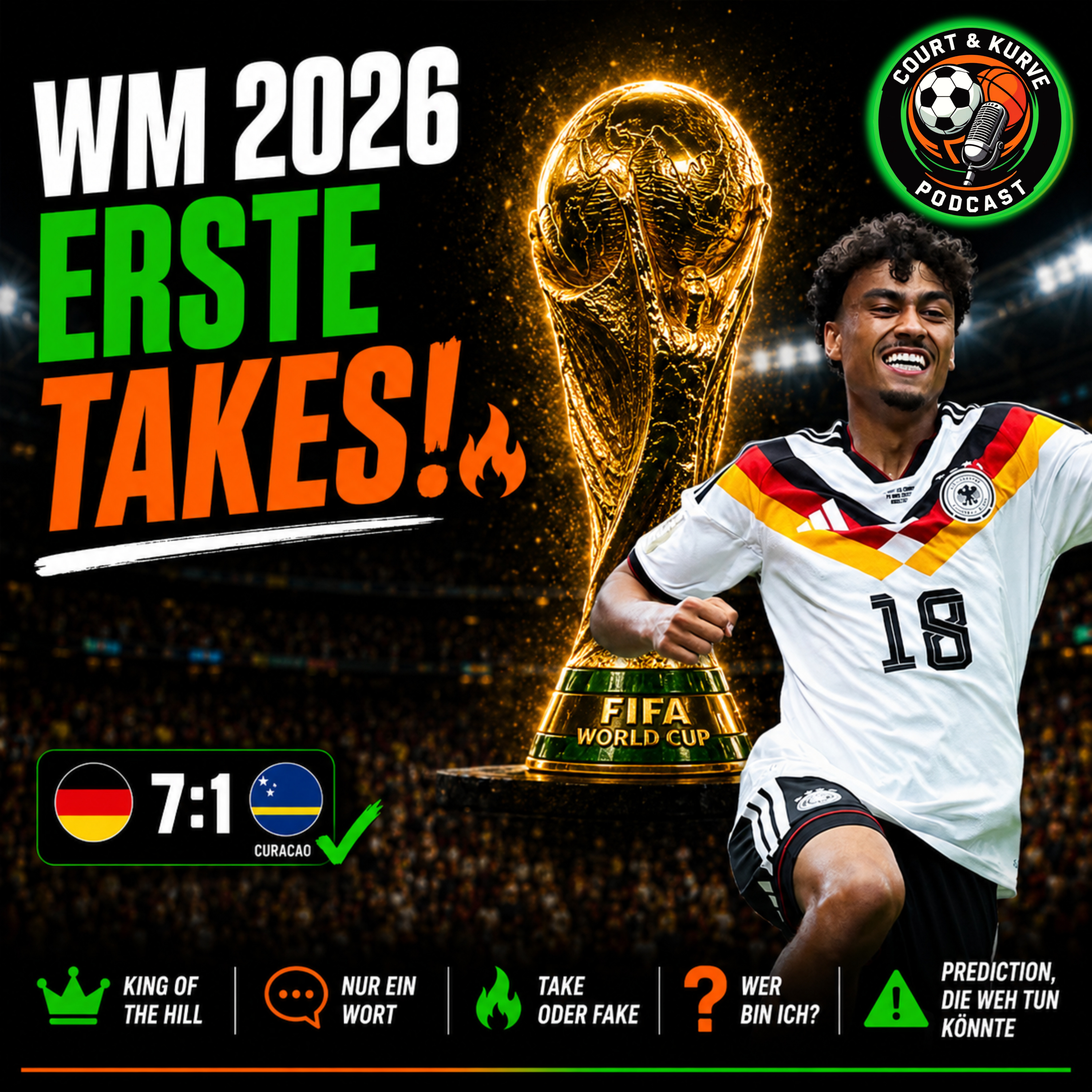 Deutschland 7:1! | Die ersten WM-Takes 🔥 | WM 2026 #1