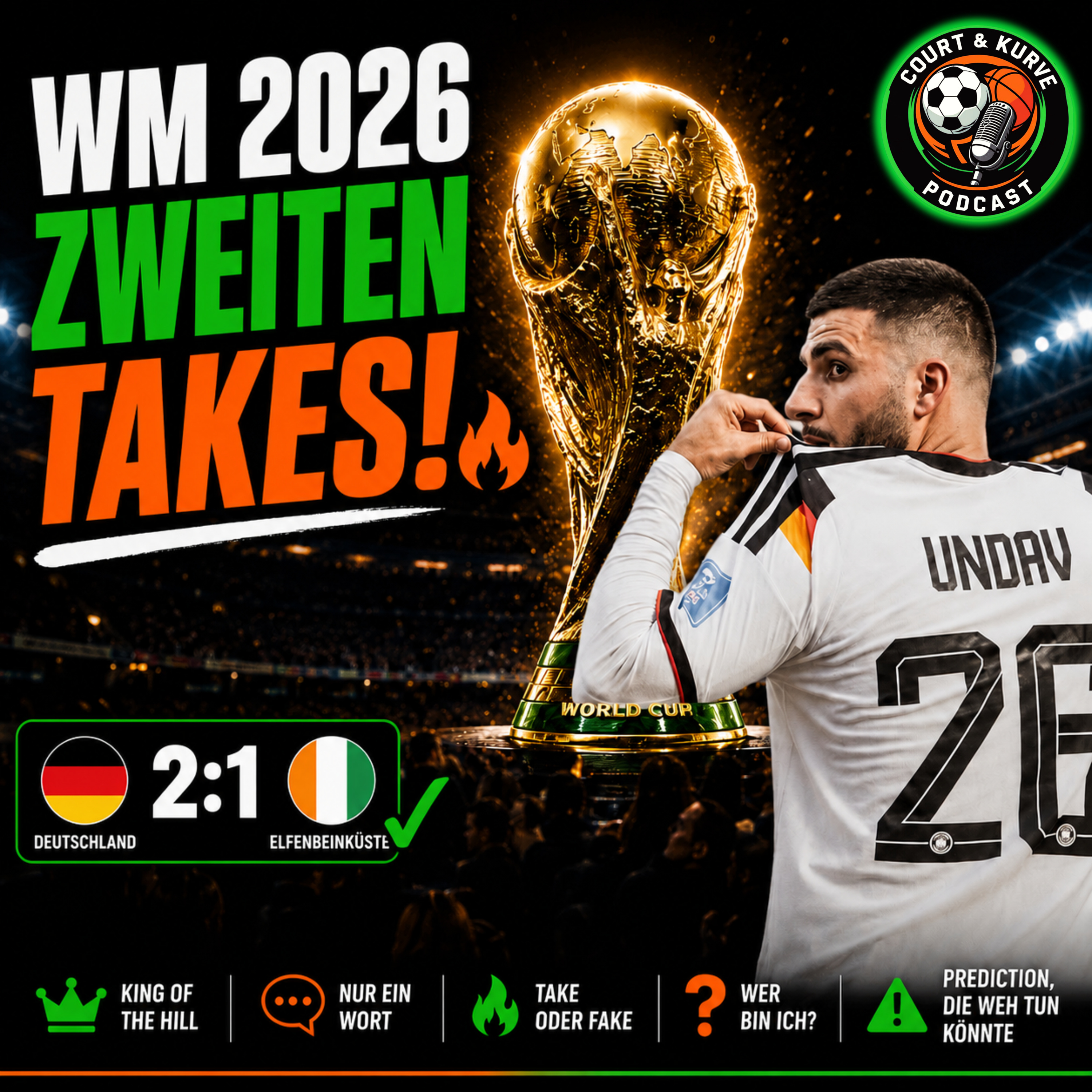 UNDAV EXPLODIERT | Die zweiten WM-Takes 🔥 | WM 2026 #2