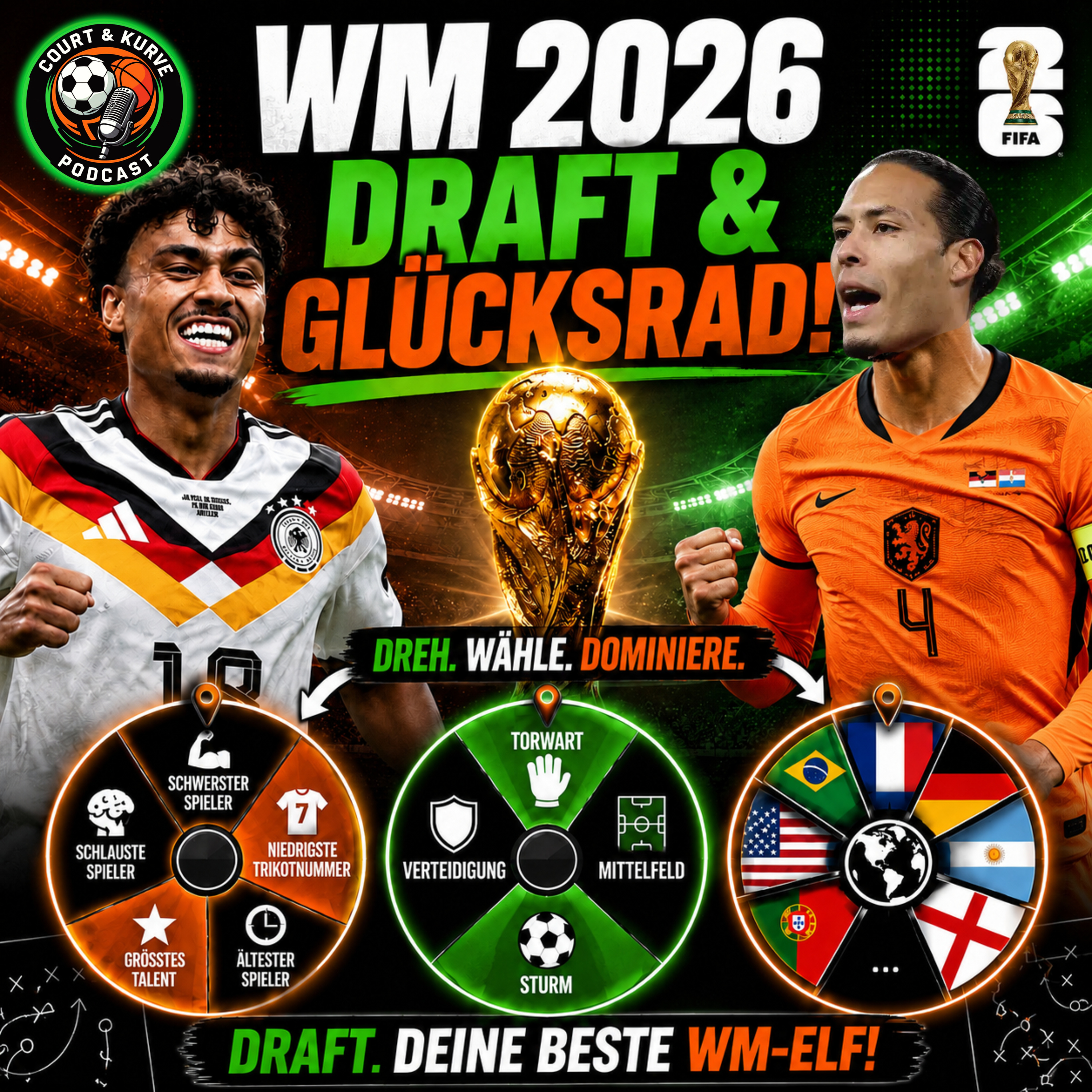 Gewinner und Verlierer der WM 2026 Gruppenphase! | WM-Draft, King of the Hill & Glücksrad-Chaos! ⭐️ | WM 2026 #4