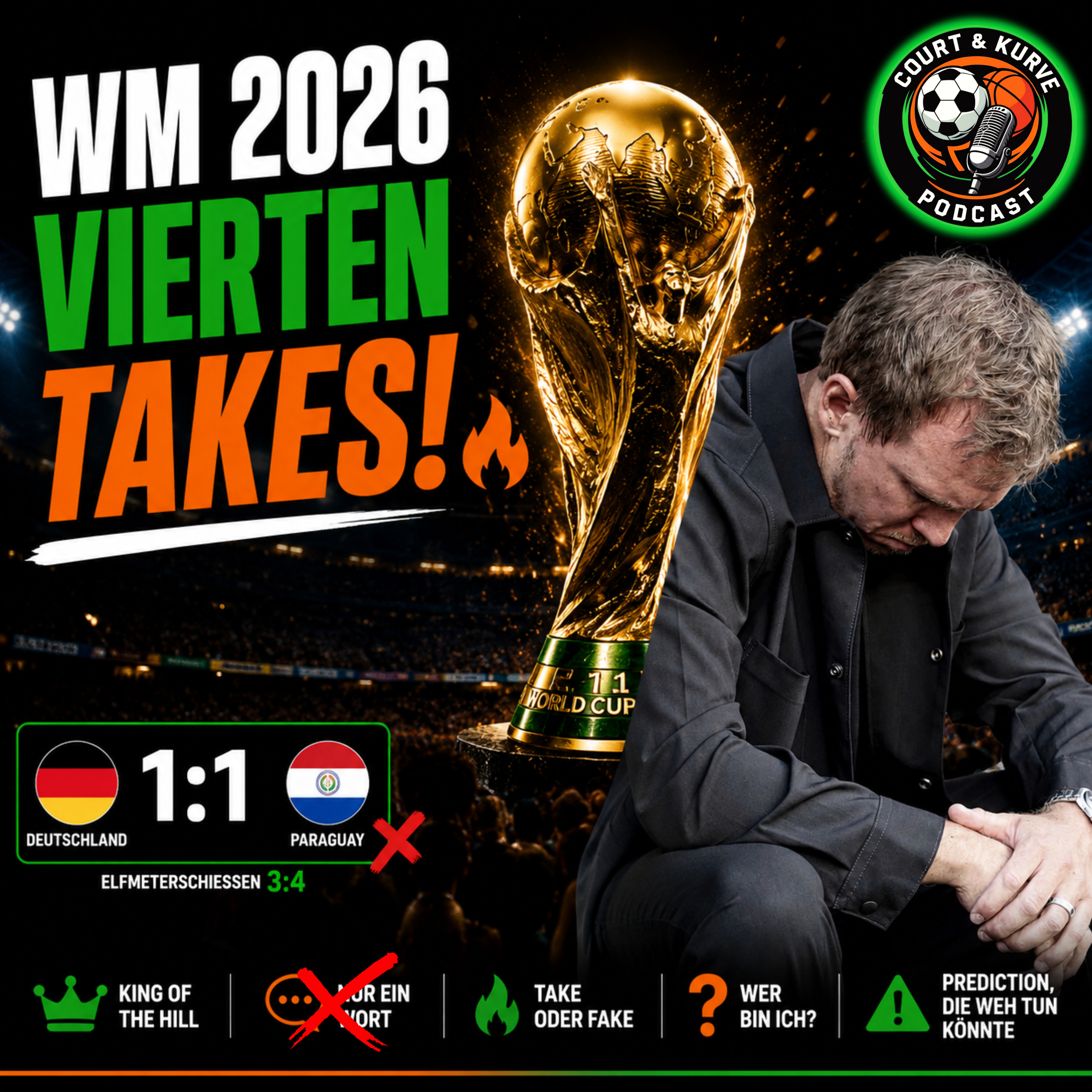 Deutschland IST RAUS | Jetzt reicht’s!? | Die vierten WM-Takes 🔥 | WM 2026 #5